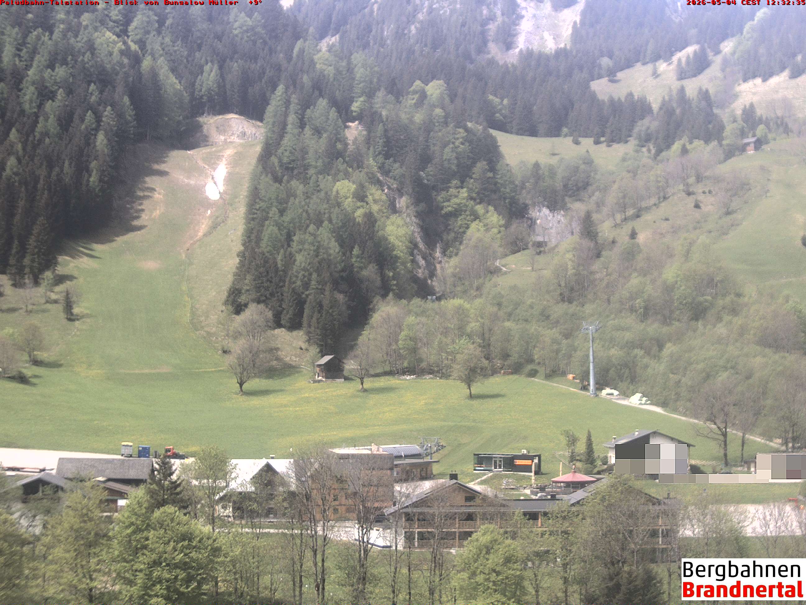 Blick auf Palüdbahn von Bungalow Müller
