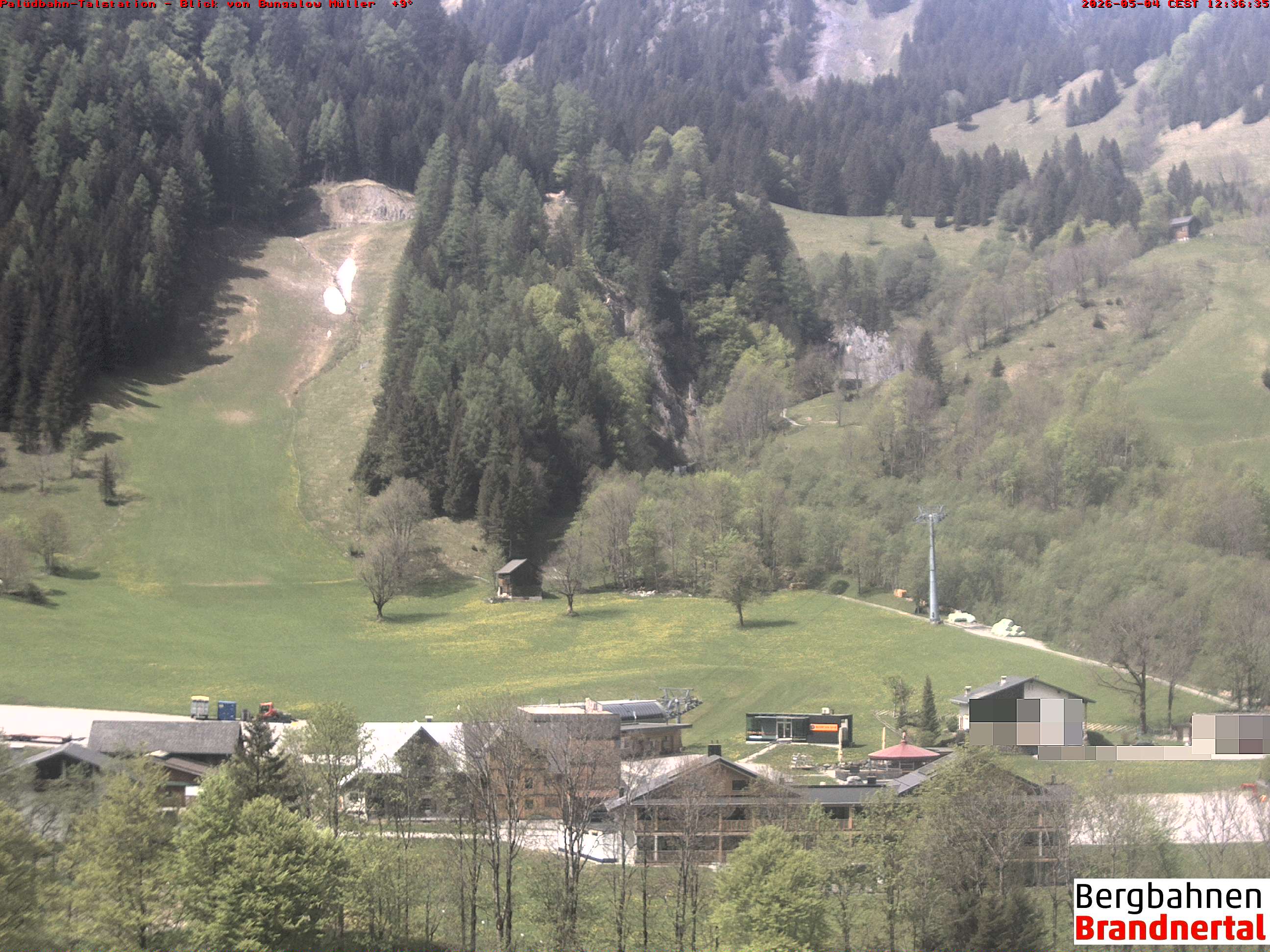 Blick auf Palüdbahn von Bungalow Müller