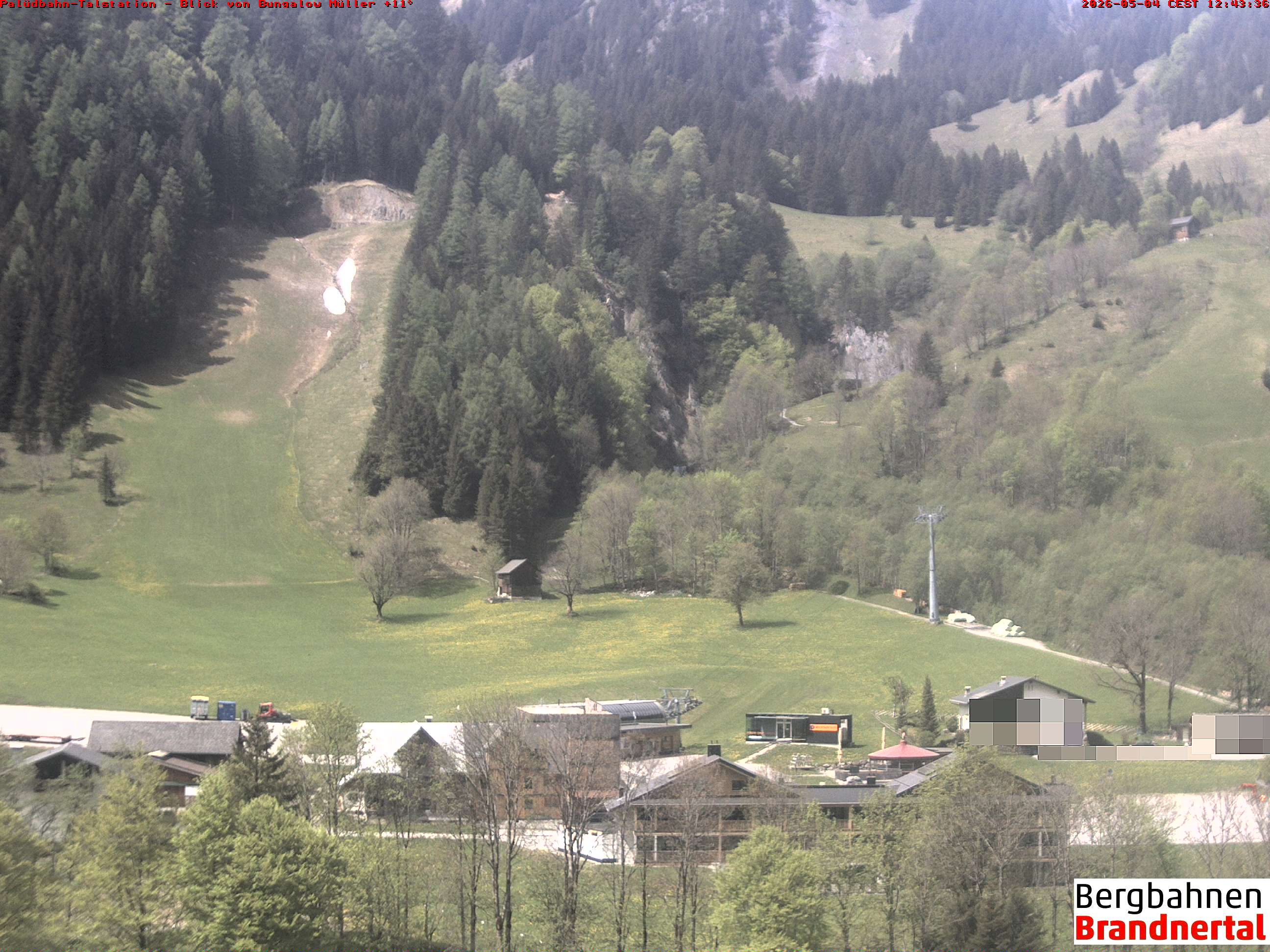 Blick auf Palüdbahn von Bungalow Müller
