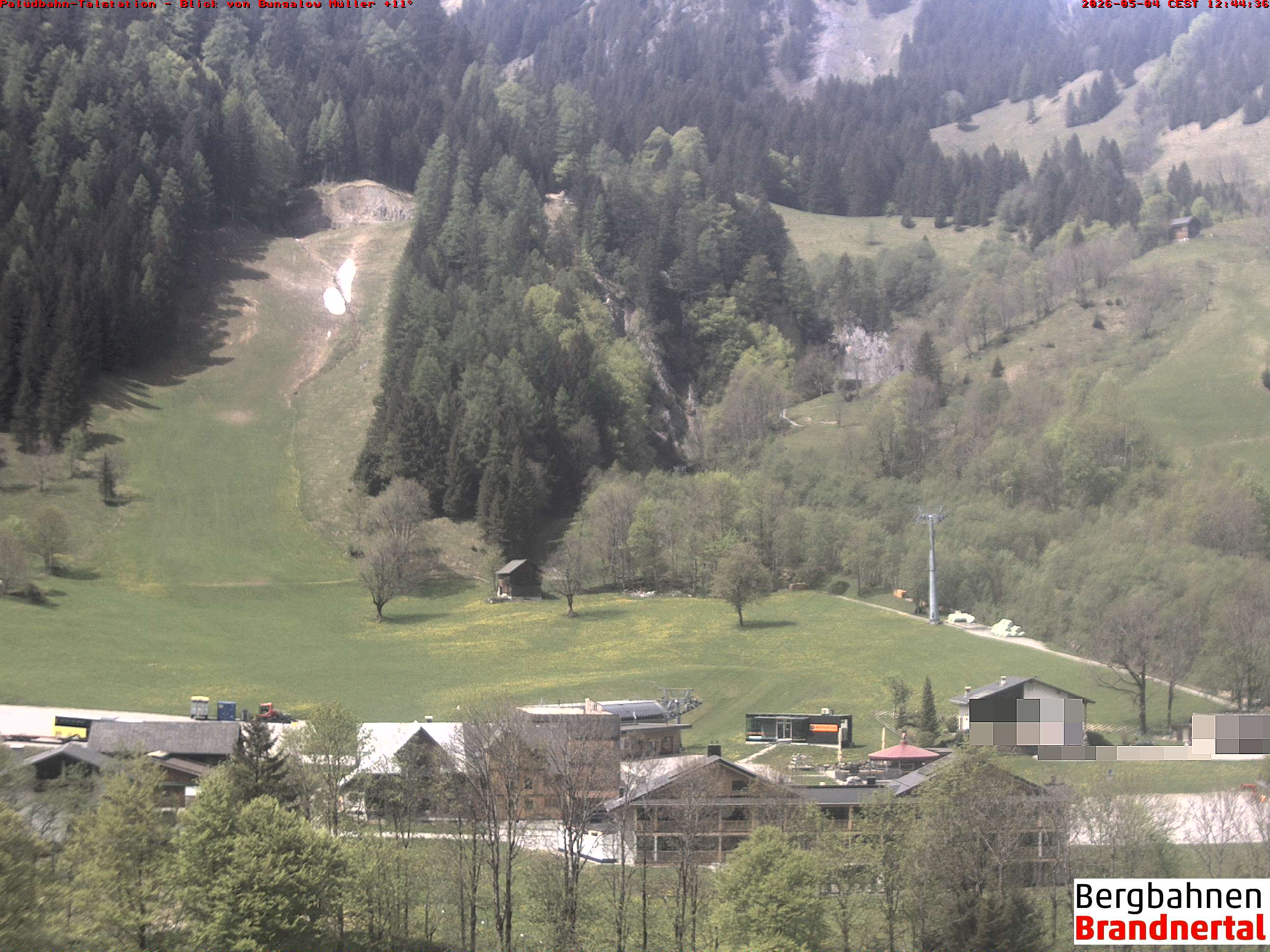 Blick auf Palüdbahn von Bungalow Müller