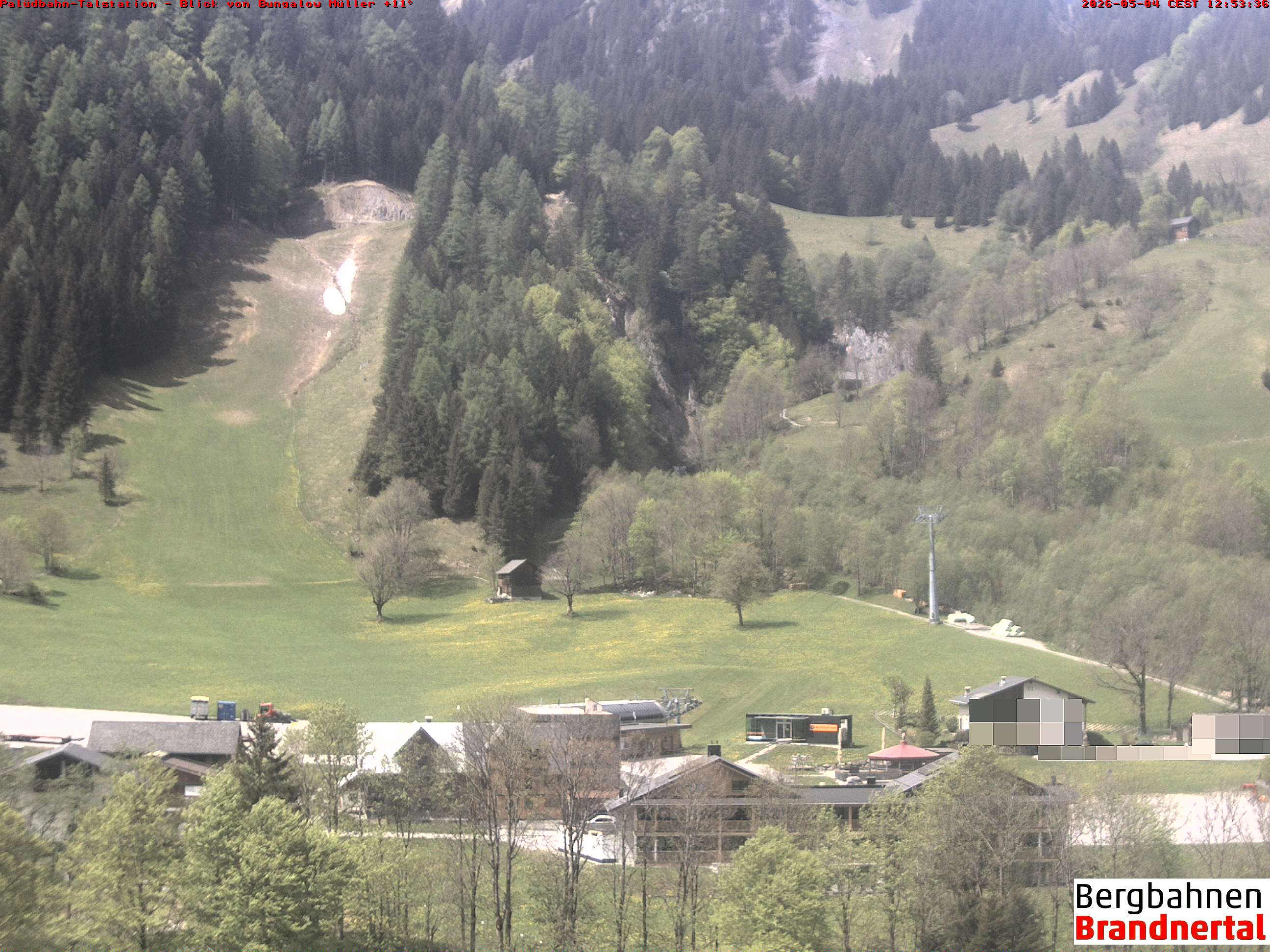 Blick auf Palüdbahn von Bungalow Müller