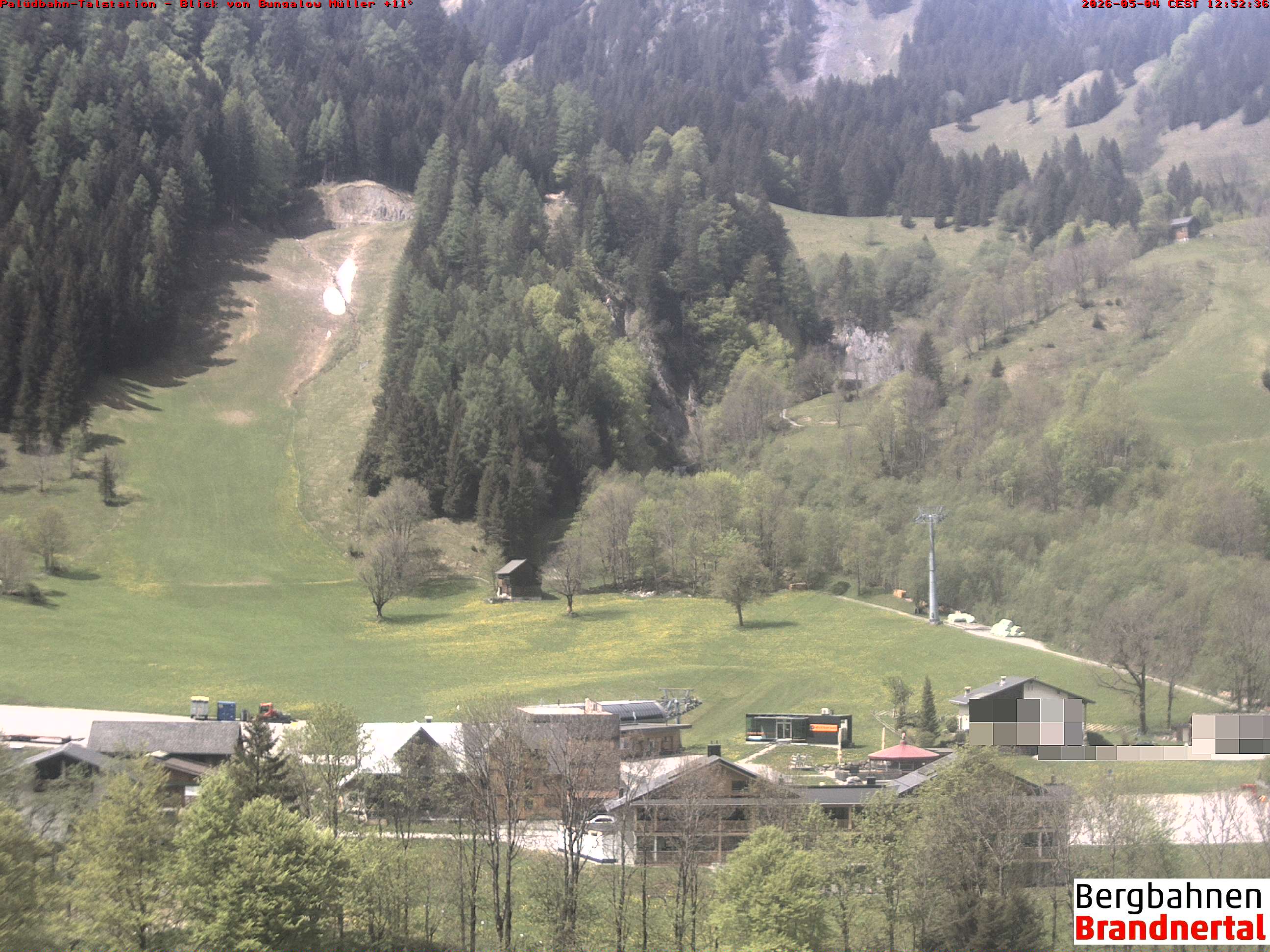 Blick auf Palüdbahn von Bungalow Müller