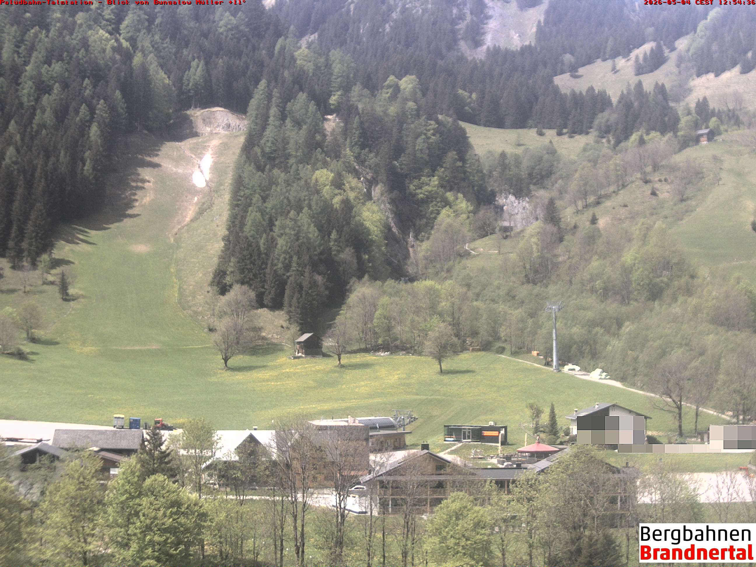 Blick auf Palüdbahn von Bungalow Müller