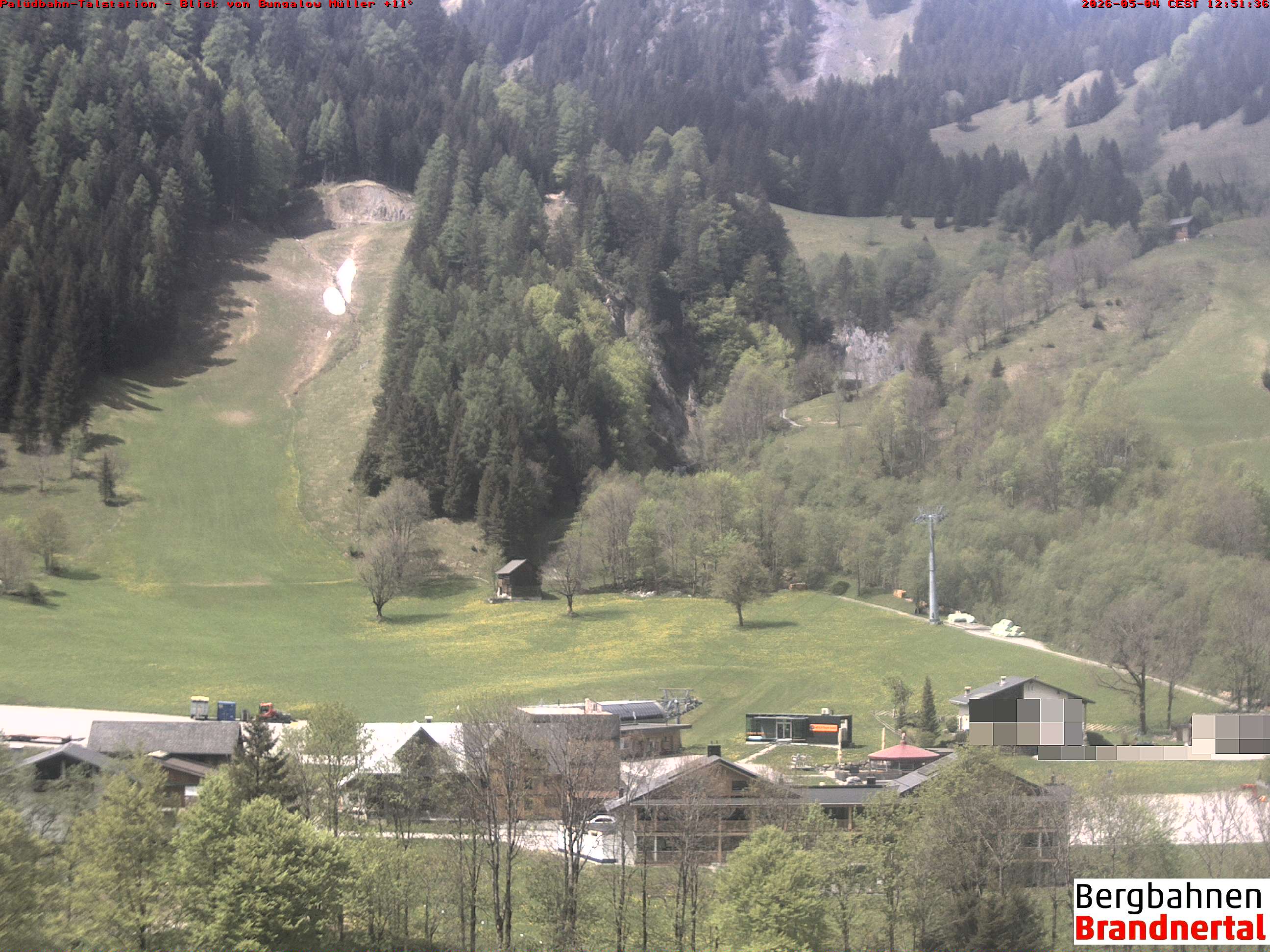 Blick auf Palüdbahn von Bungalow Müller