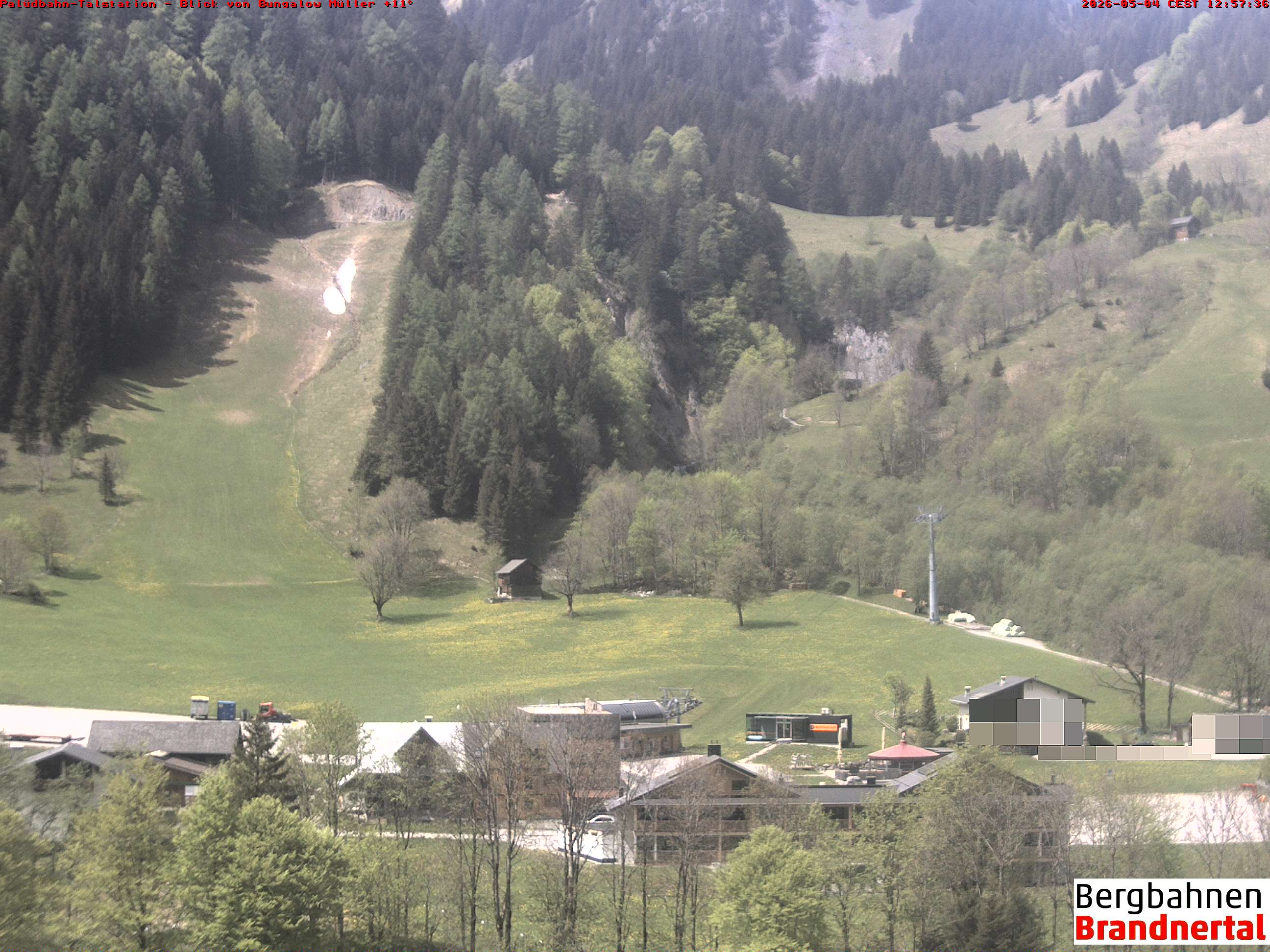Blick auf Palüdbahn von Bungalow Müller