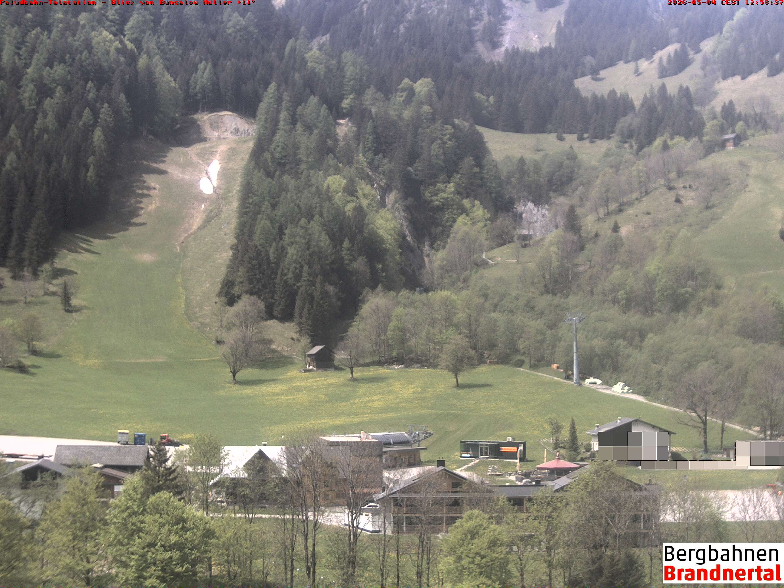 Blick auf Palüdbahn von Bungalow Müller
