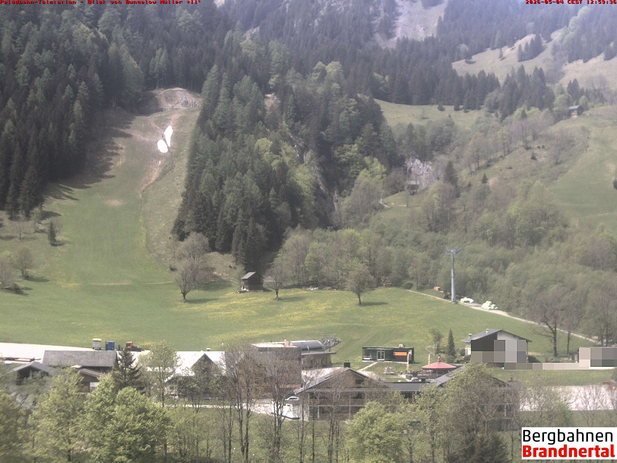 Blick auf Palüdbahn von Bungalow Müller