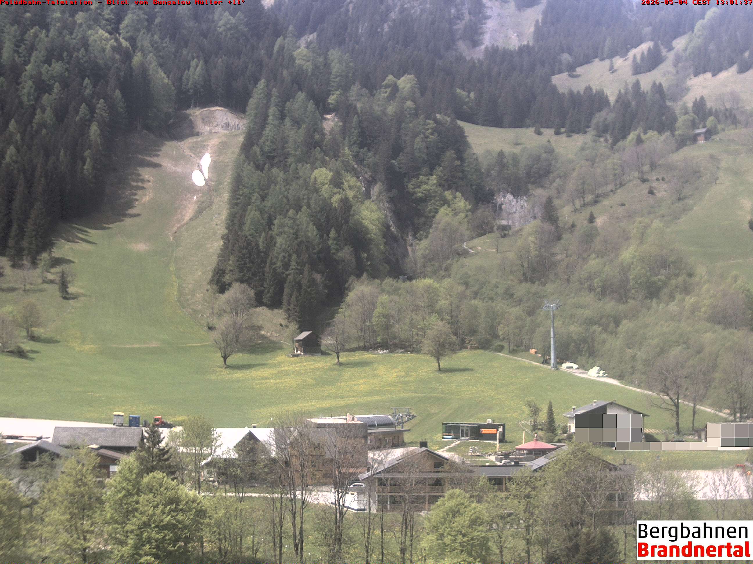 Blick auf Palüdbahn von Bungalow Müller
