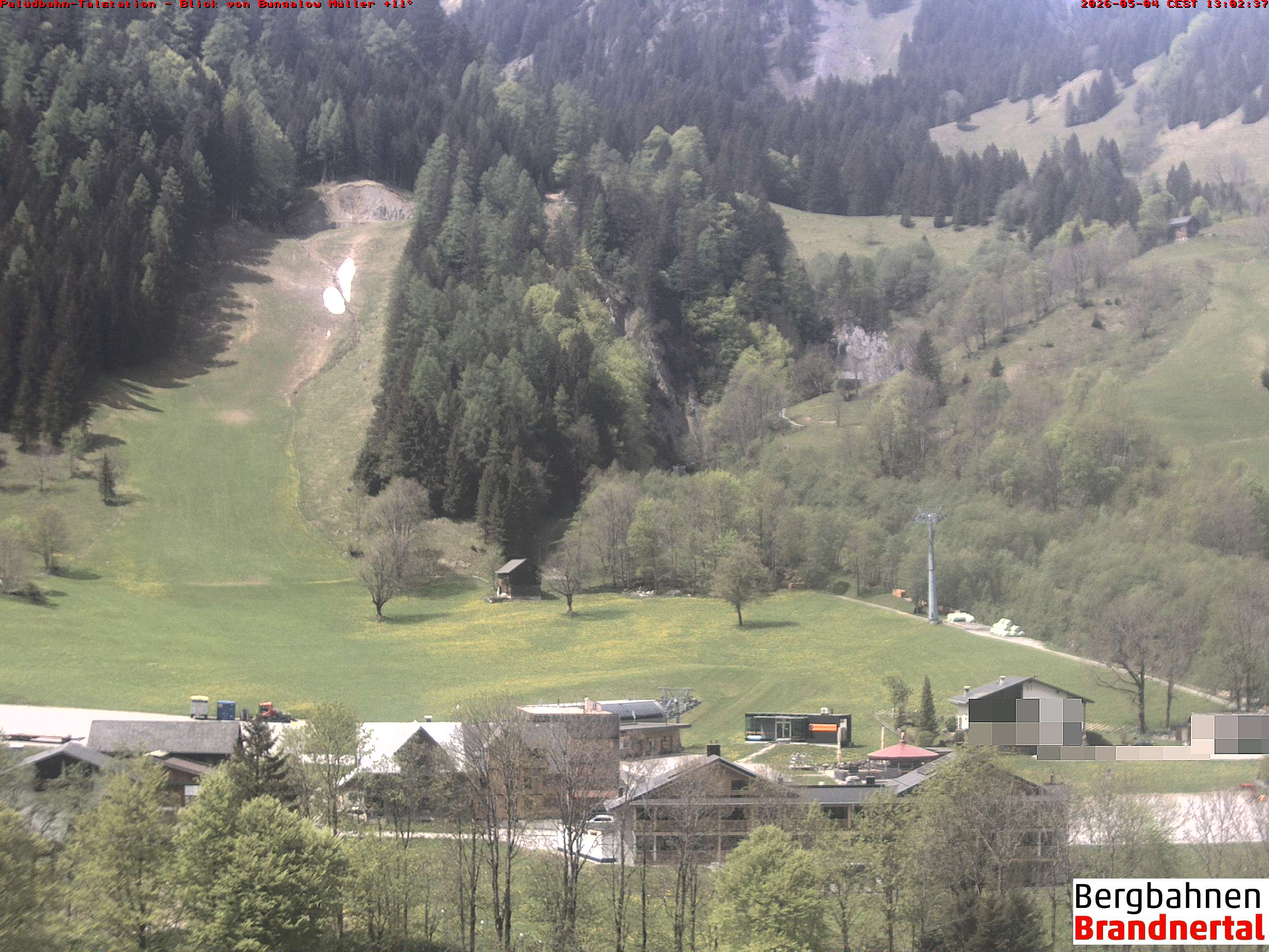Blick auf Palüdbahn von Bungalow Müller