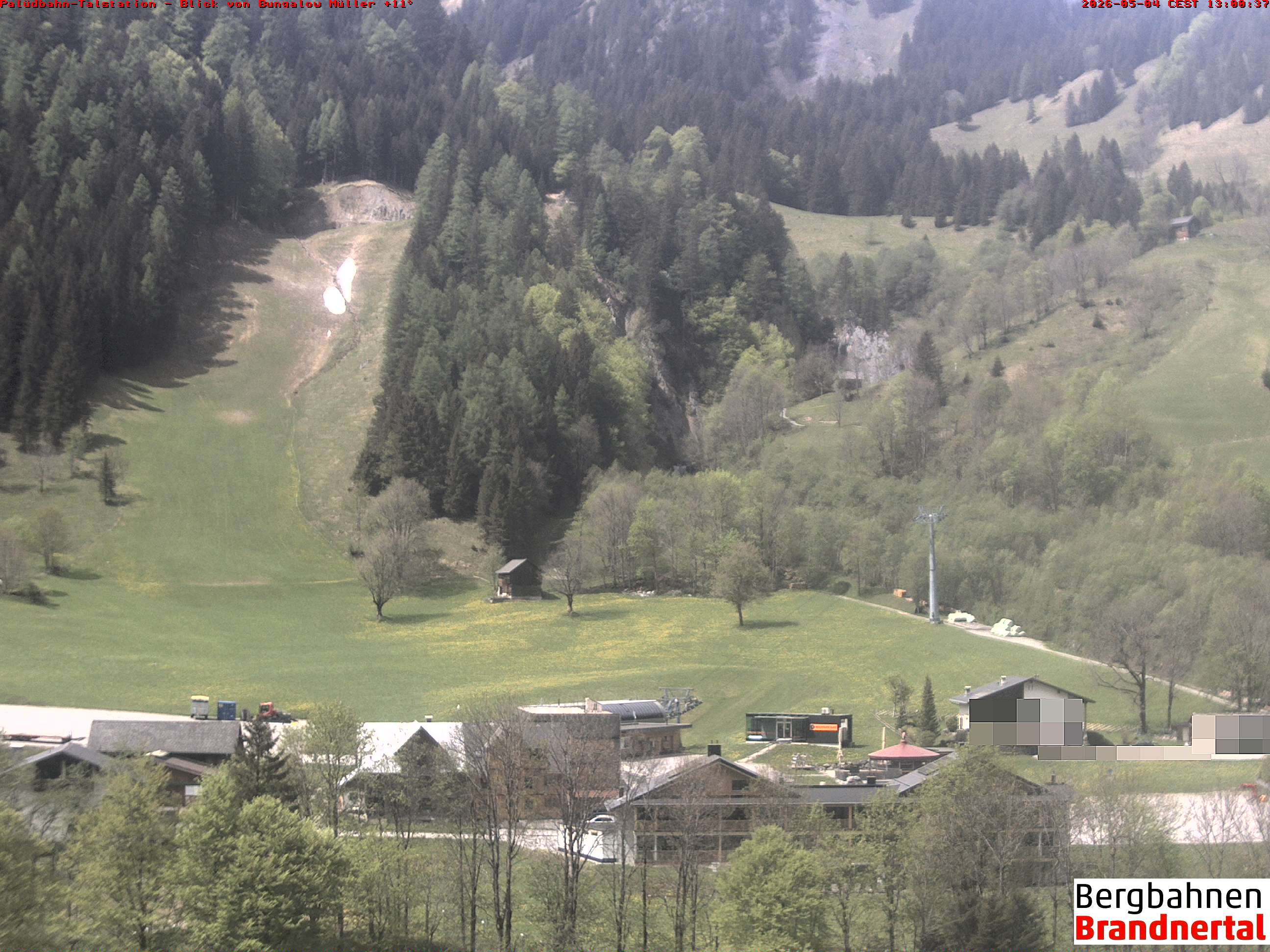 Blick auf Palüdbahn von Bungalow Müller