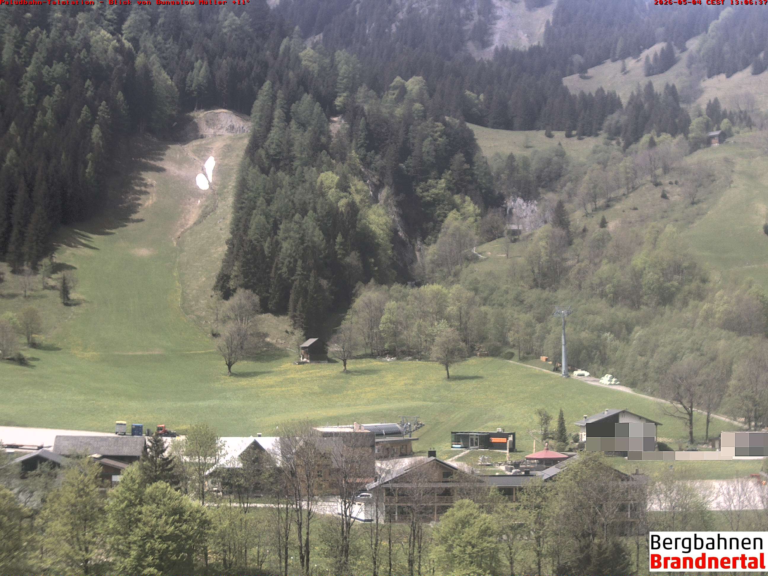 Blick auf Palüdbahn von Bungalow Müller
