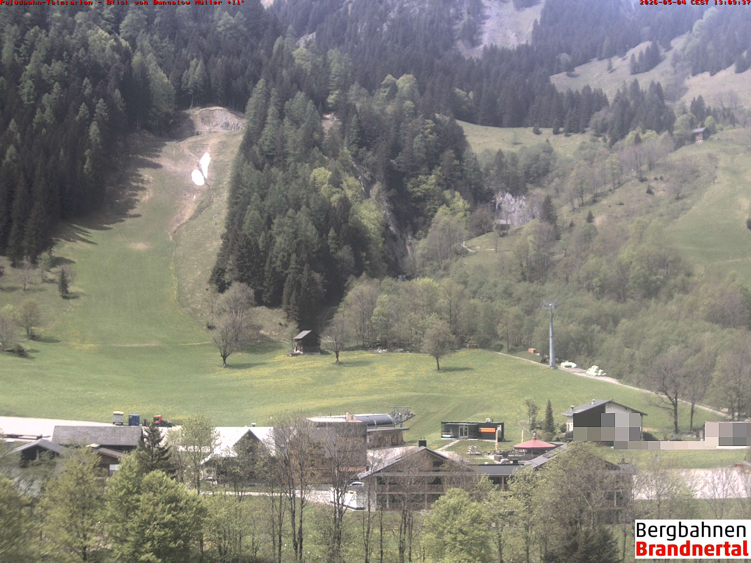 Blick auf Palüdbahn von Bungalow Müller