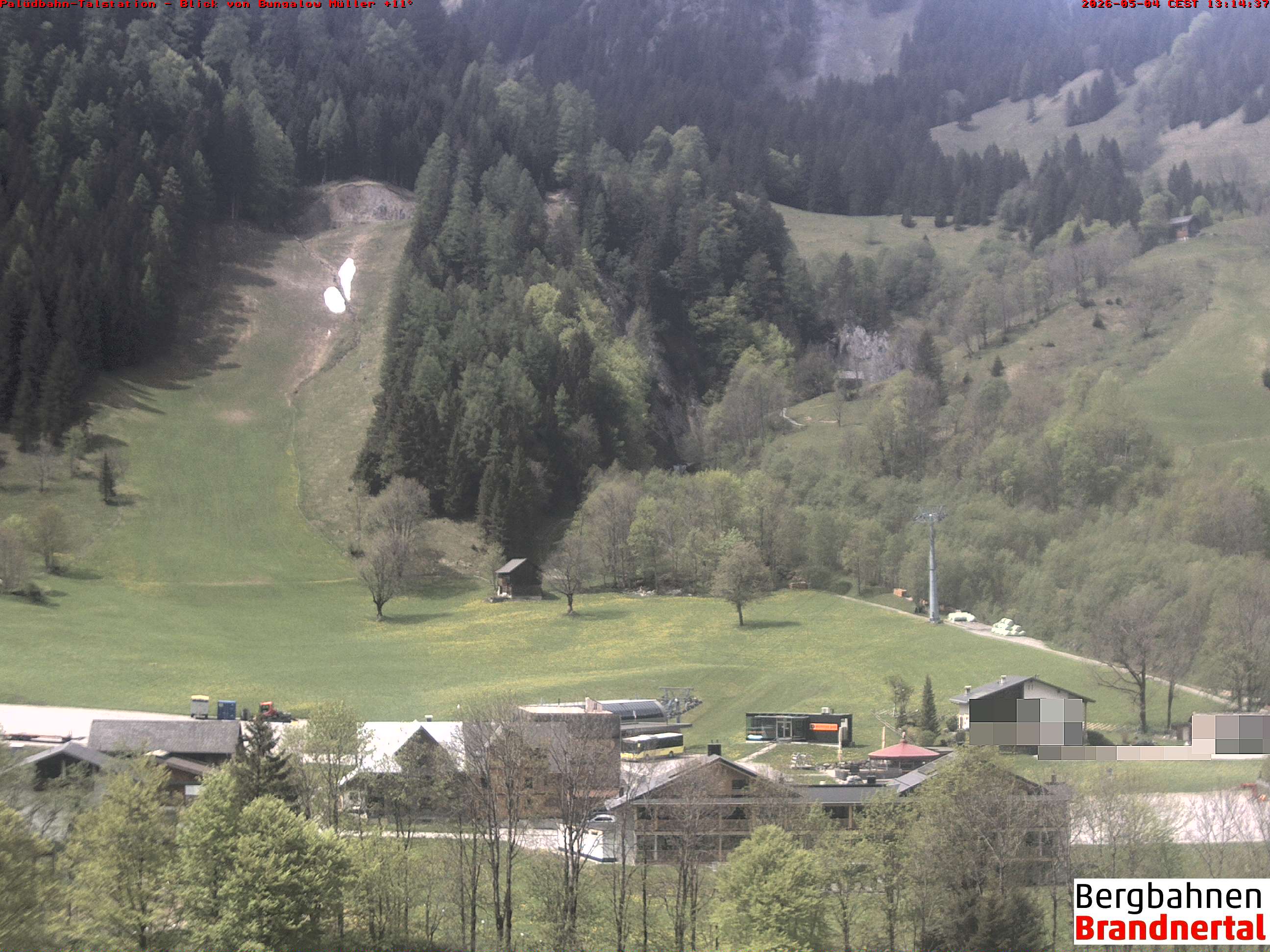 Blick auf Palüdbahn von Bungalow Müller