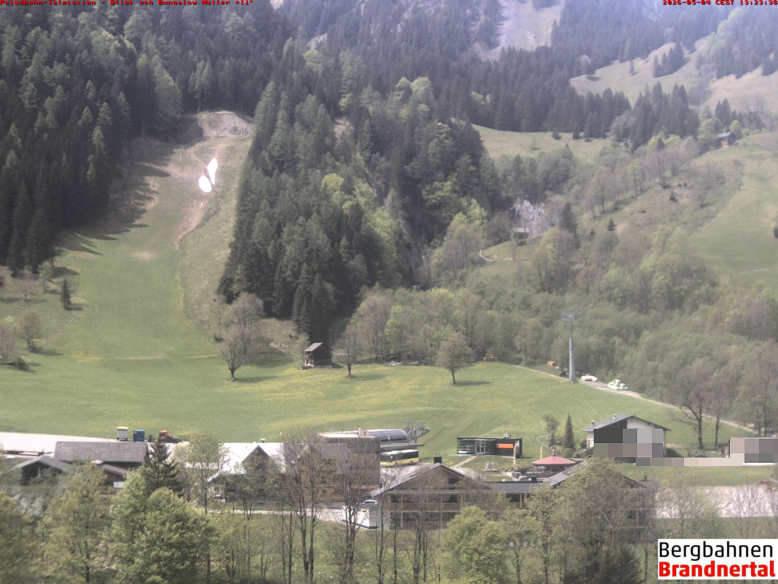 Blick auf Palüdbahn von Bungalow Müller