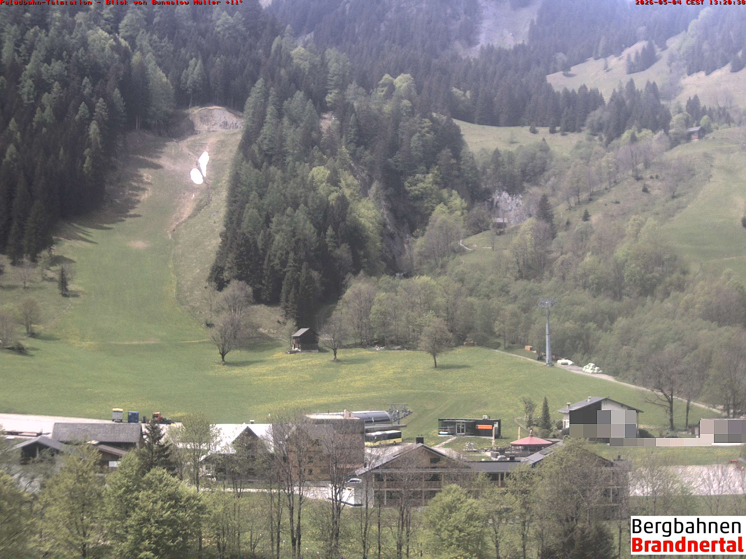 Blick auf Palüdbahn von Bungalow Müller