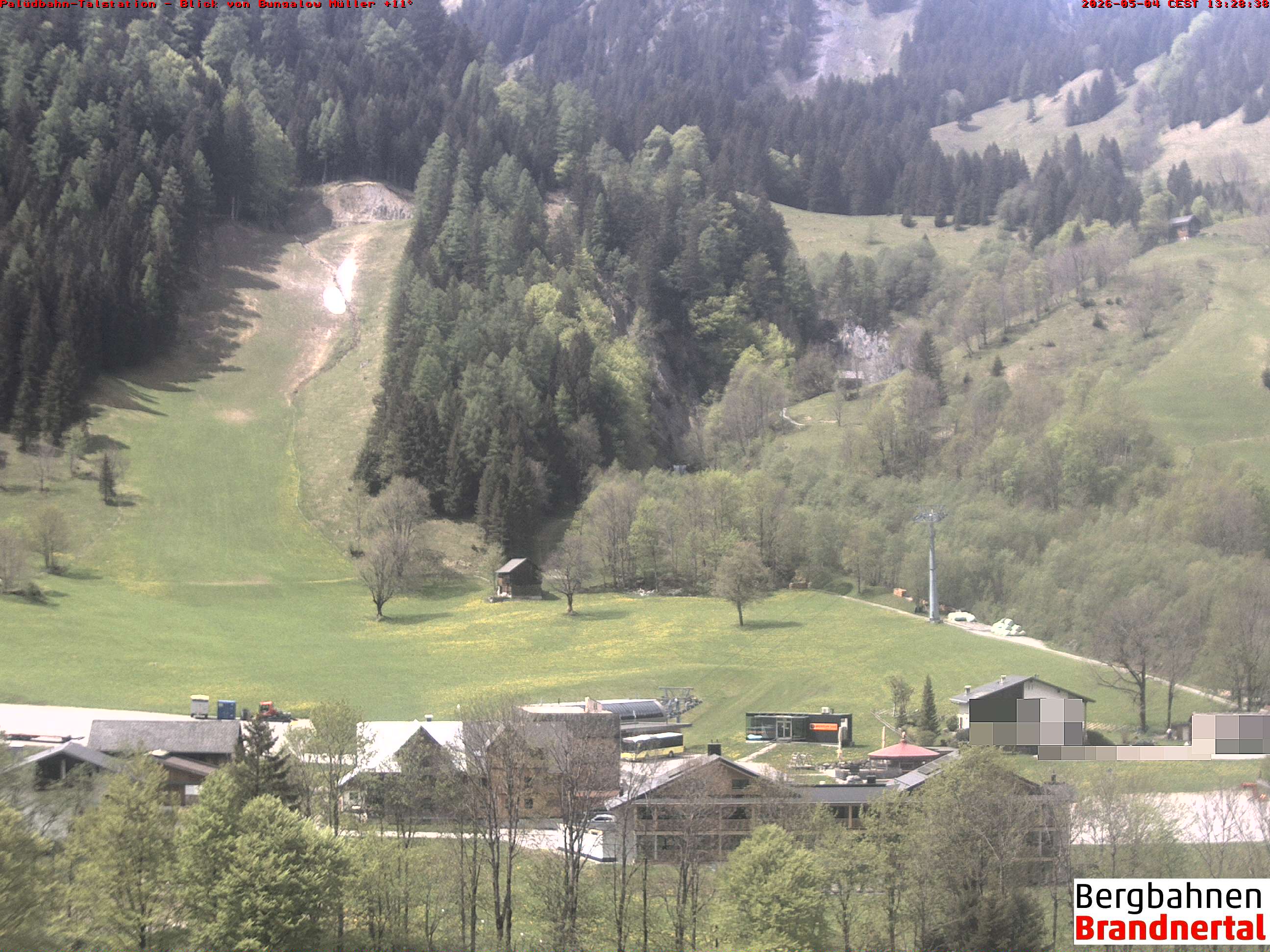Blick auf Palüdbahn von Bungalow Müller