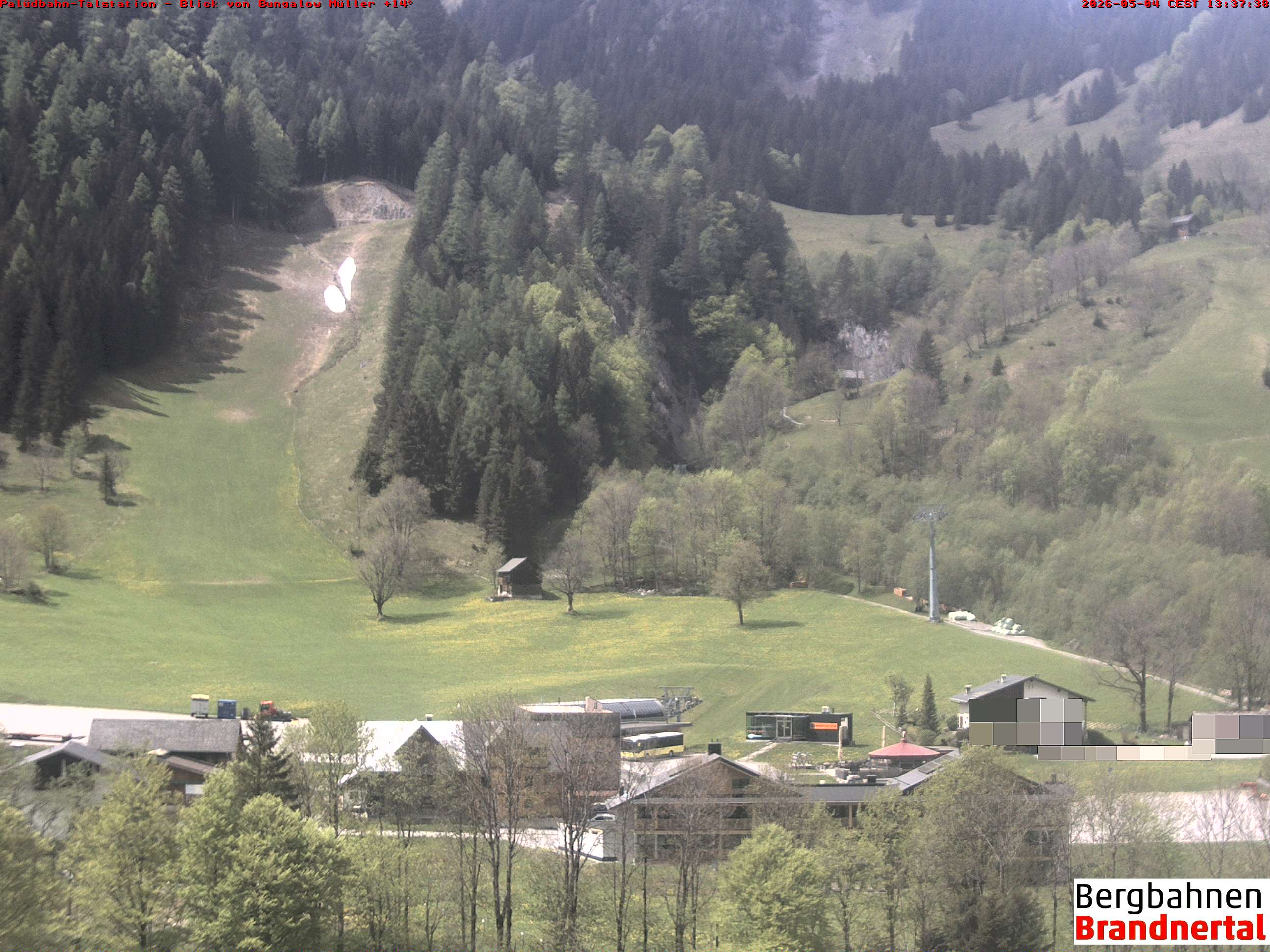 Blick auf Palüdbahn von Bungalow Müller