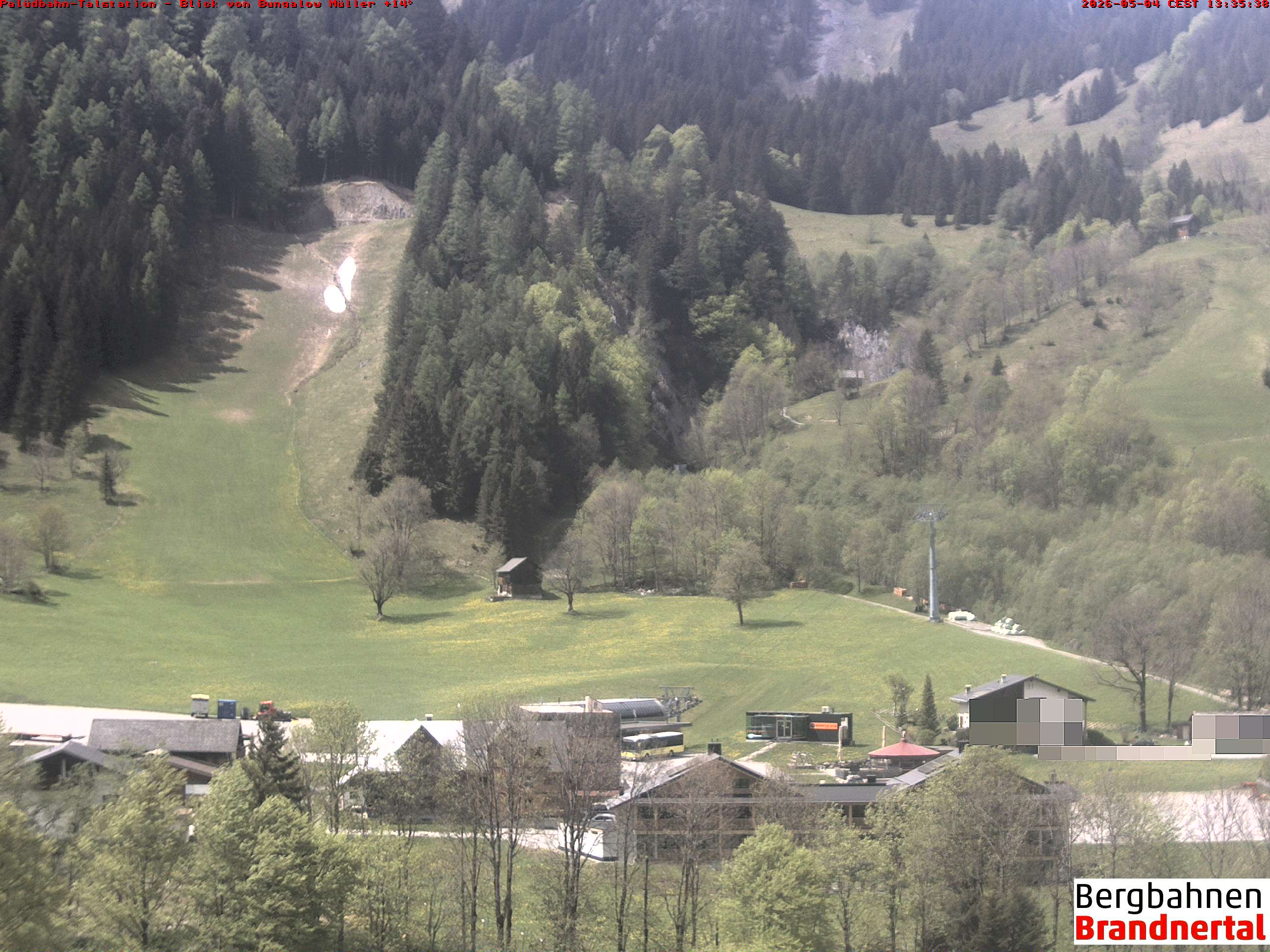 Blick auf Palüdbahn von Bungalow Müller
