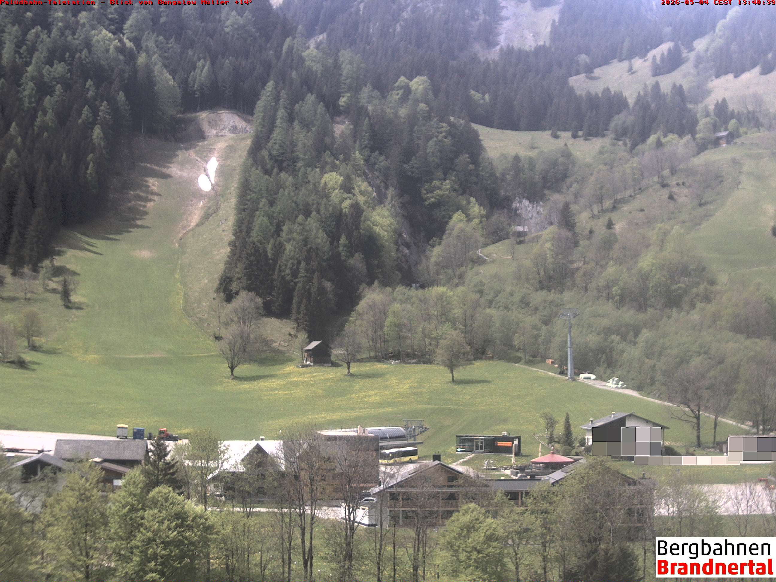 Blick auf Palüdbahn von Bungalow Müller