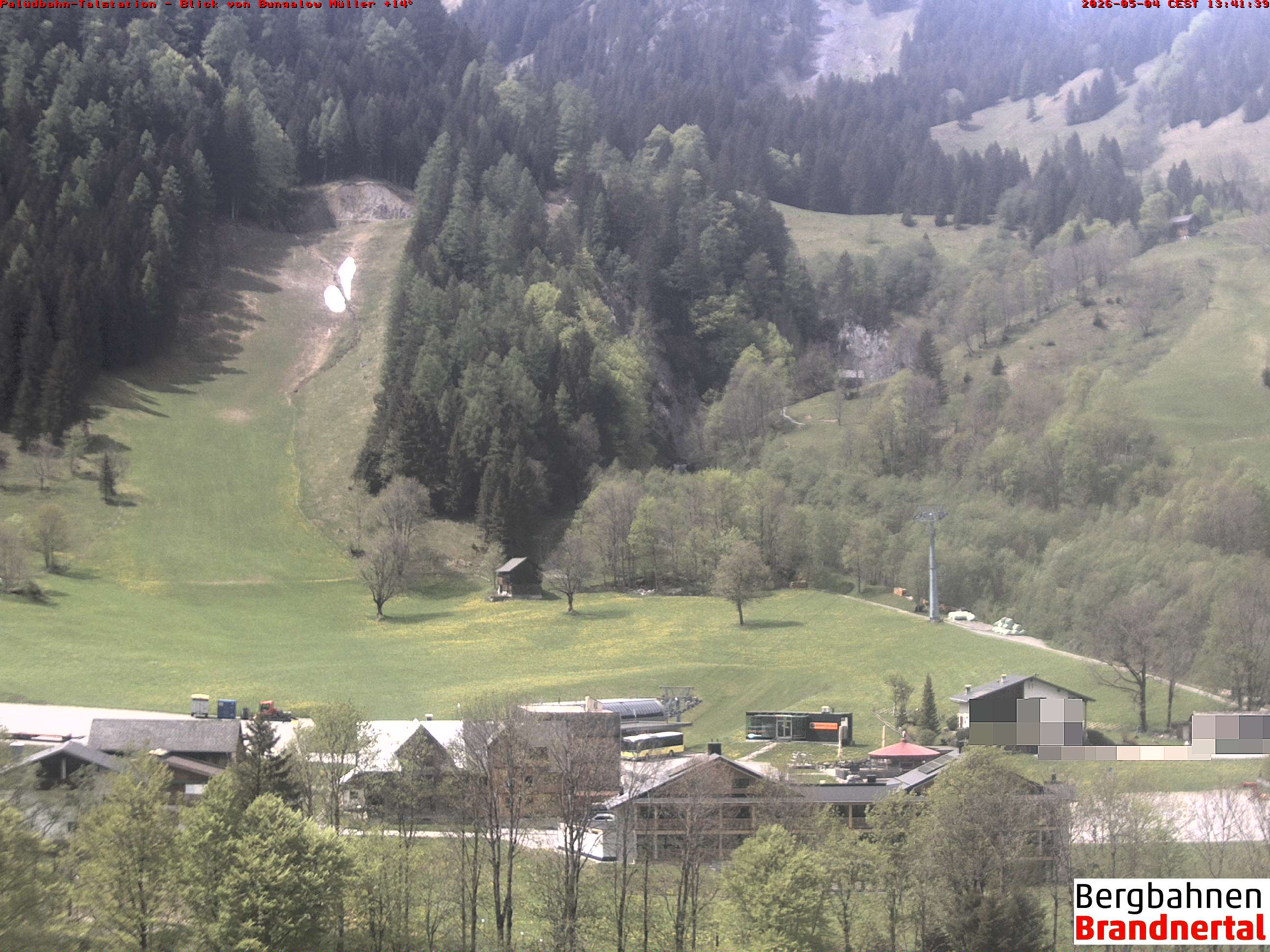 Blick auf Palüdbahn von Bungalow Müller