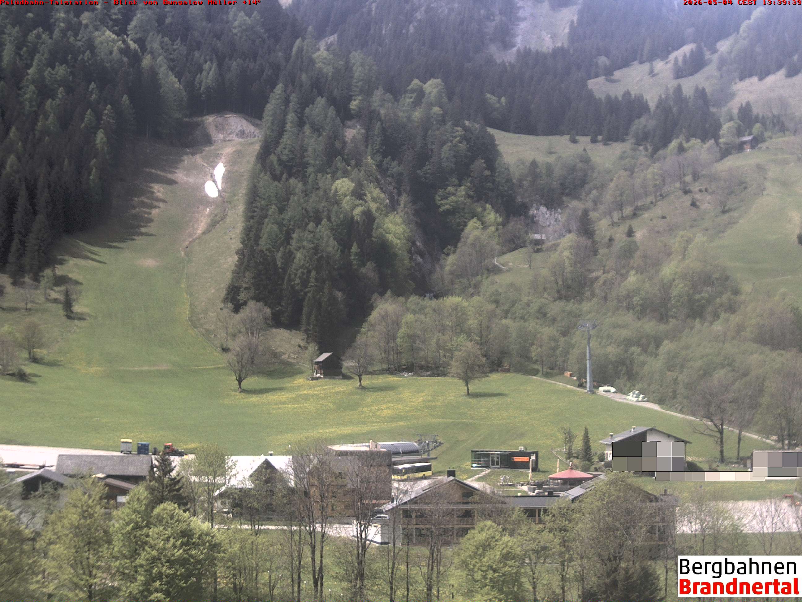 Blick auf Palüdbahn von Bungalow Müller