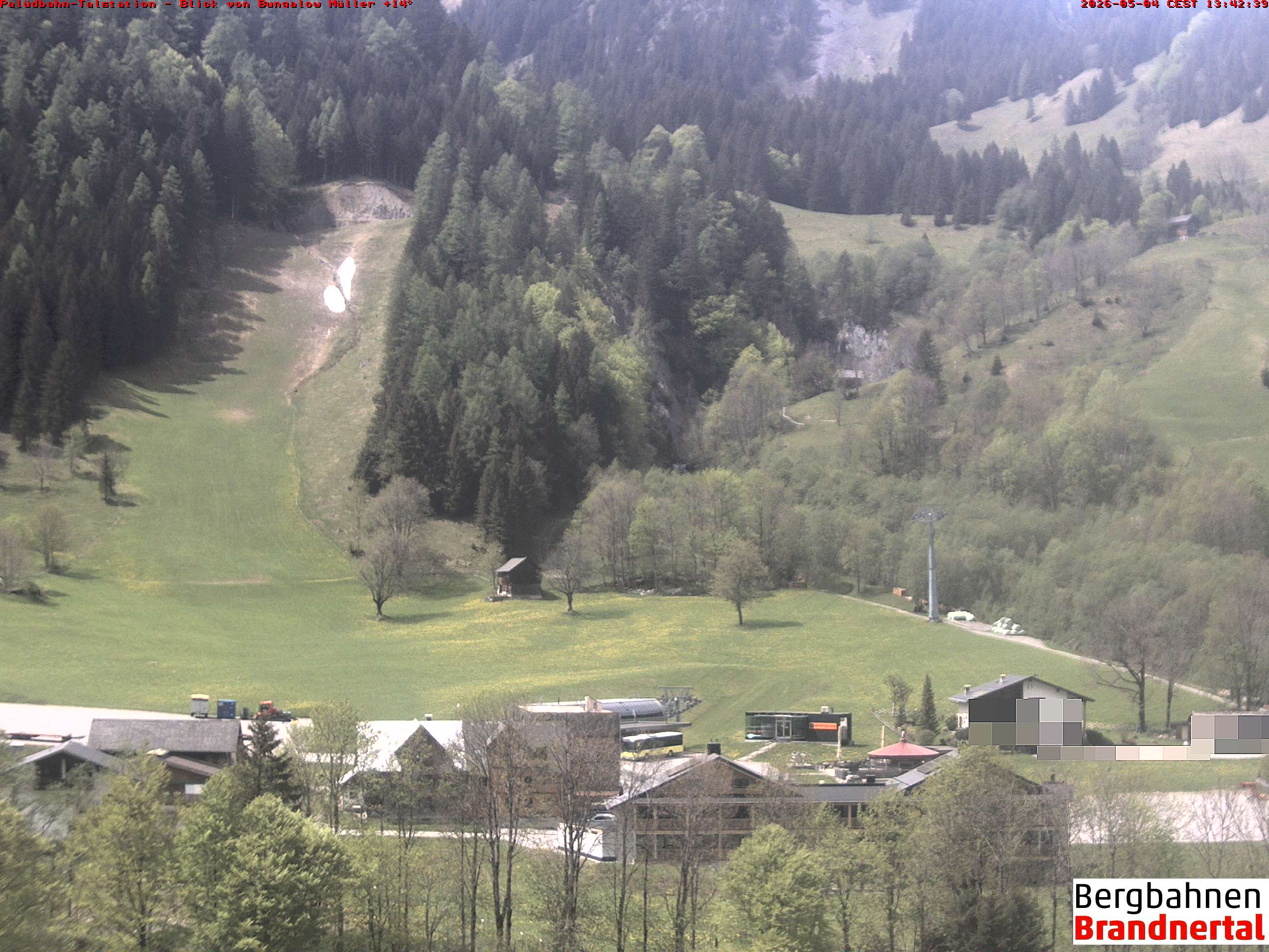 Blick auf Palüdbahn von Bungalow Müller