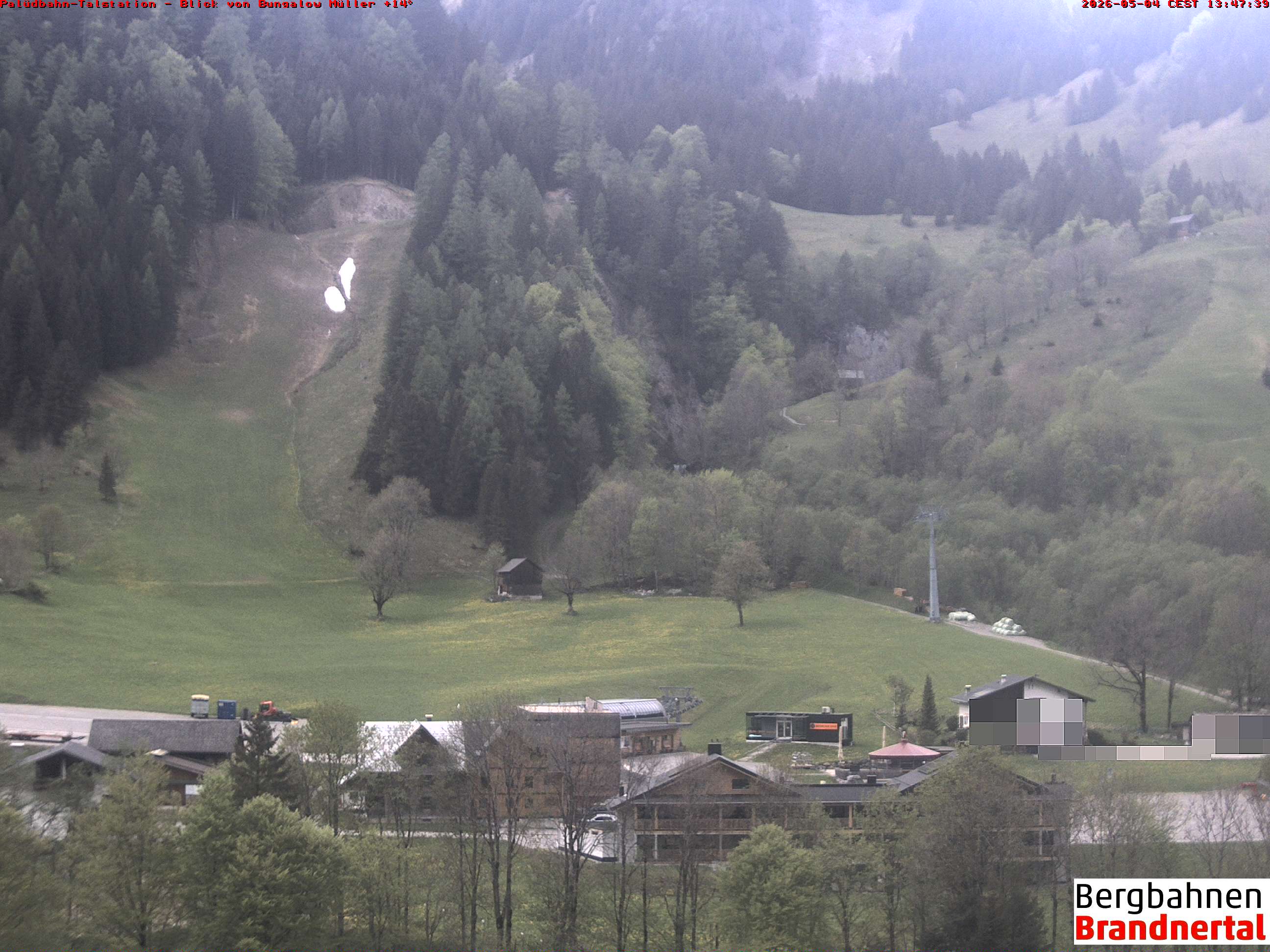 Blick auf Palüdbahn von Bungalow Müller
