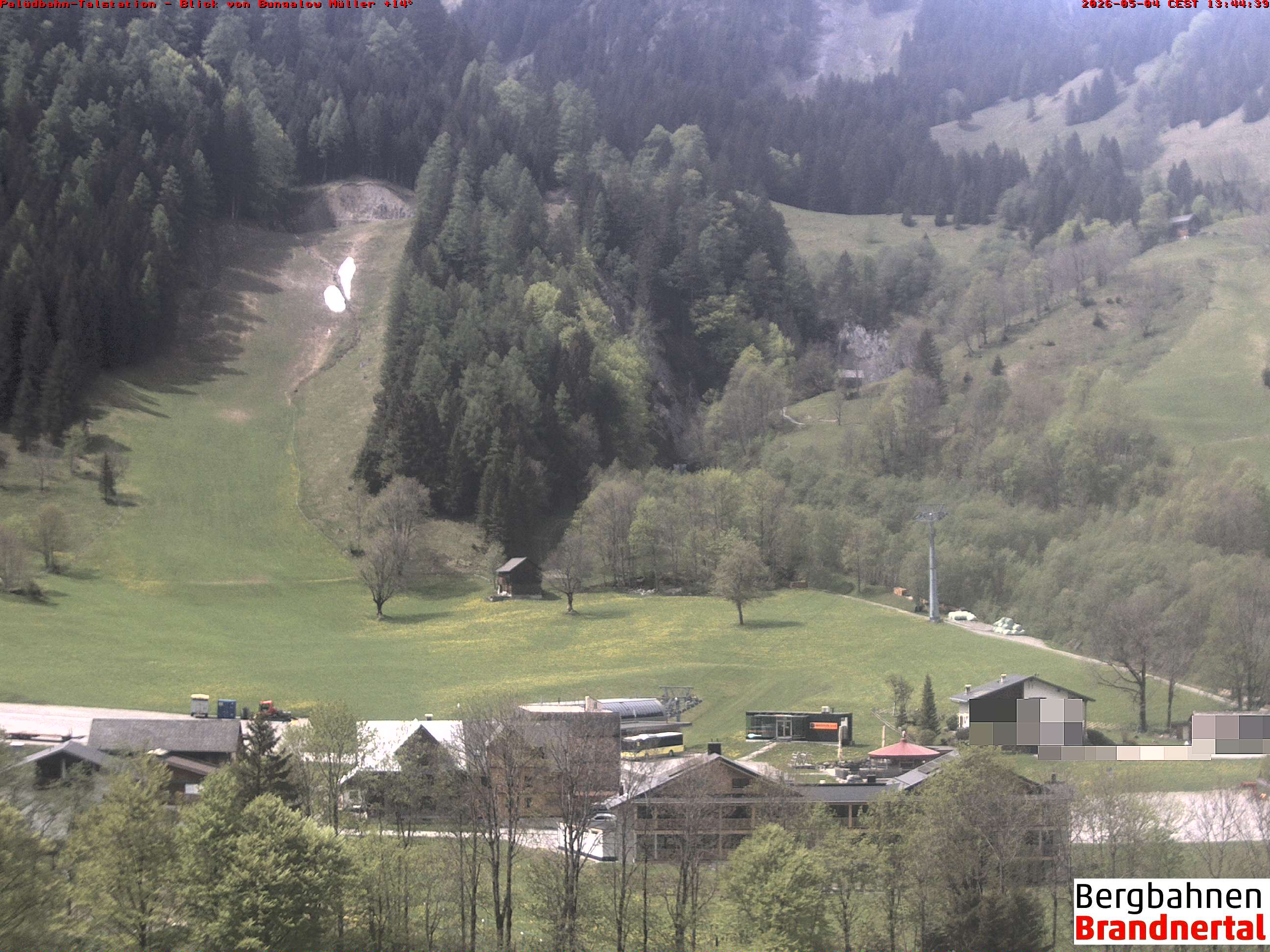 Blick auf Palüdbahn von Bungalow Müller
