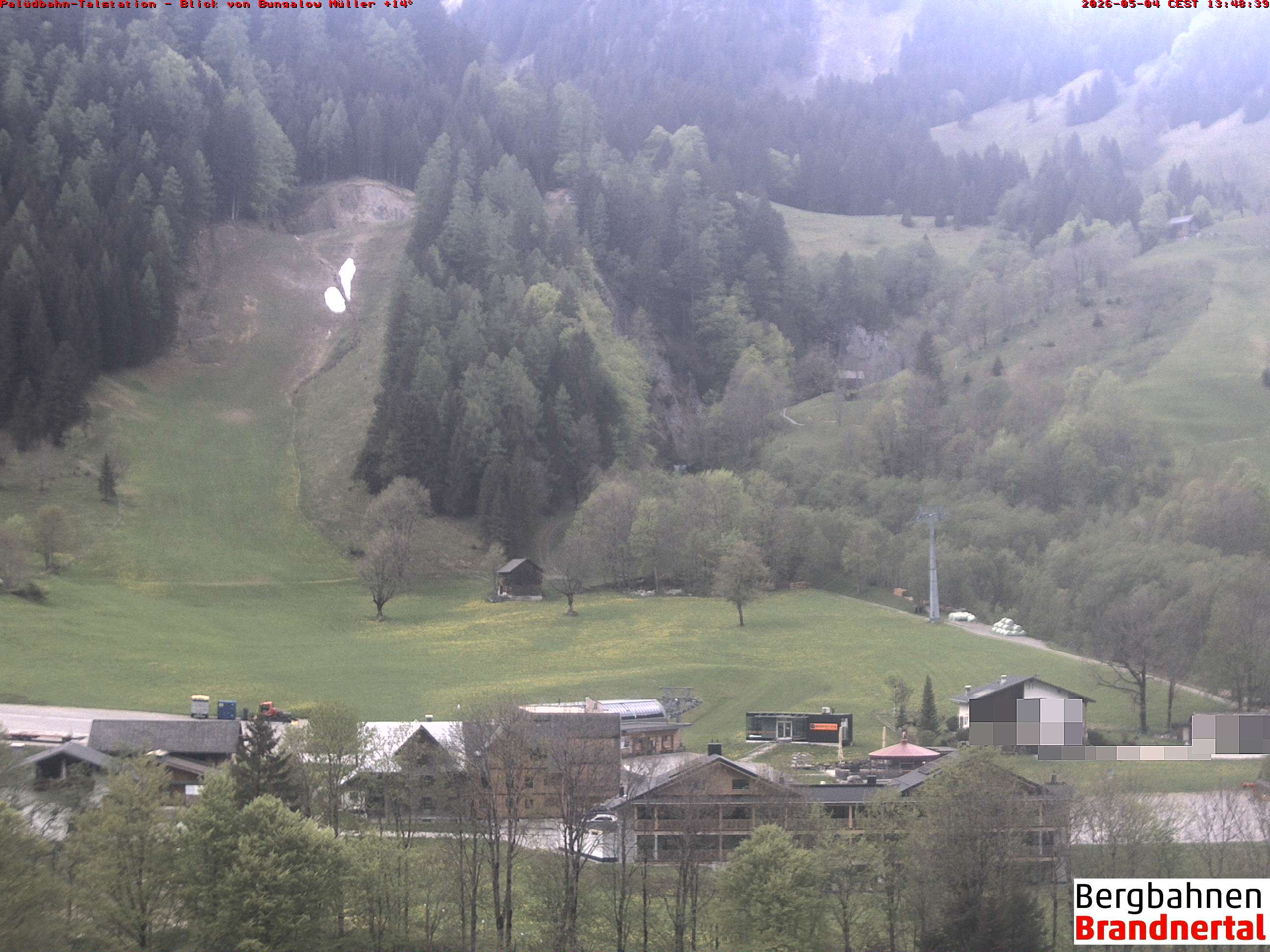 Blick auf Palüdbahn von Bungalow Müller