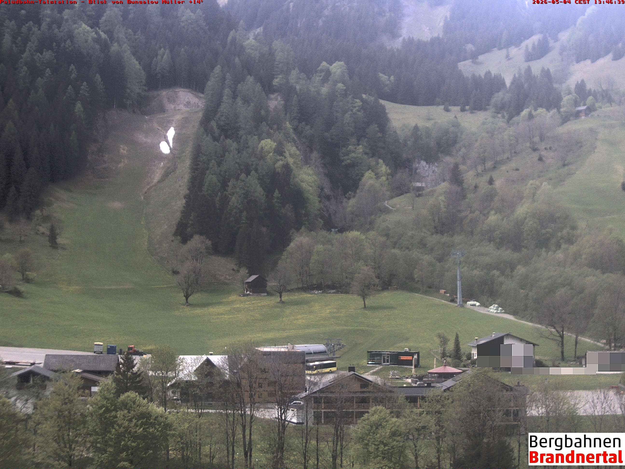 Blick auf Palüdbahn von Bungalow Müller