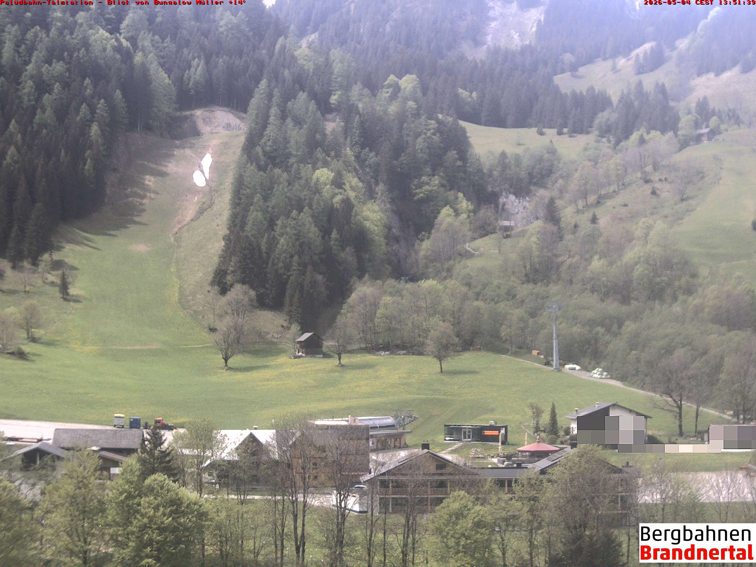 Blick auf Palüdbahn von Bungalow Müller