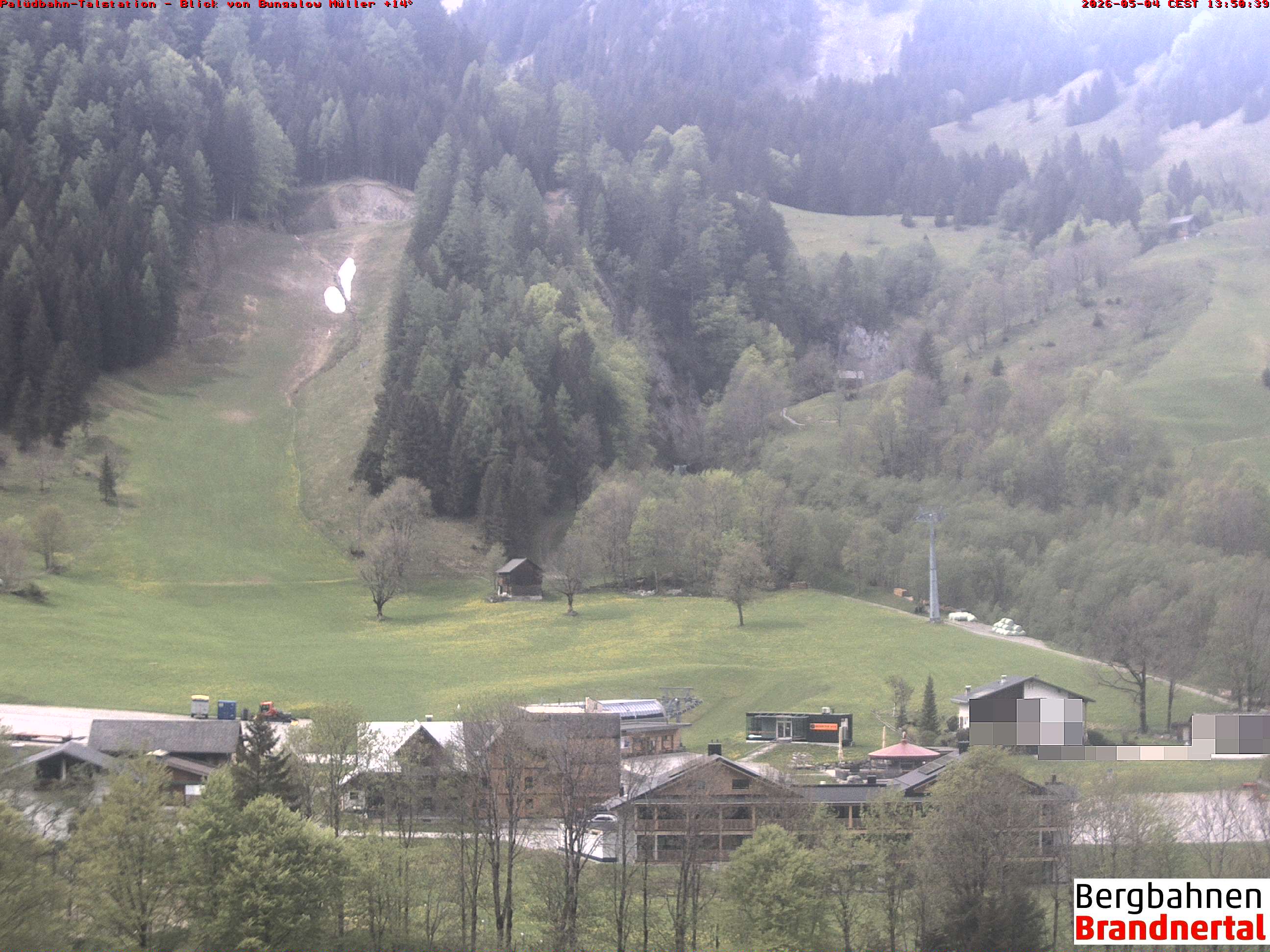 Blick auf Palüdbahn von Bungalow Müller