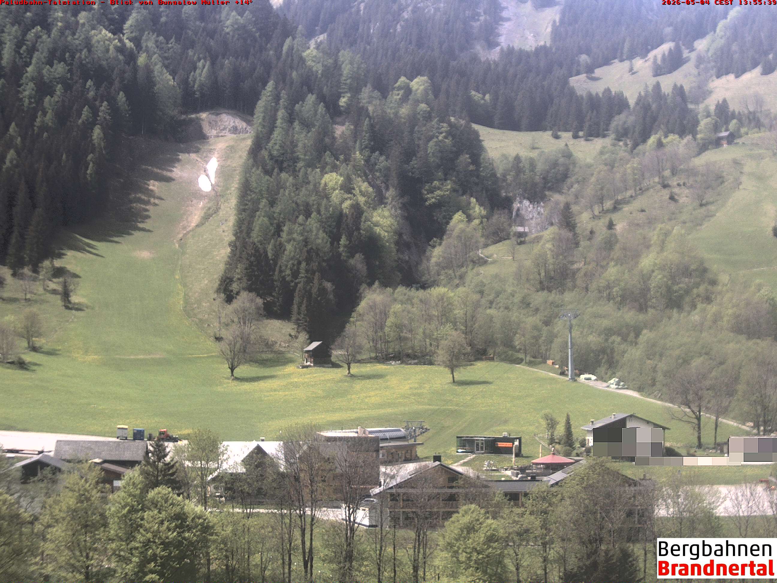 Blick auf Palüdbahn von Bungalow Müller