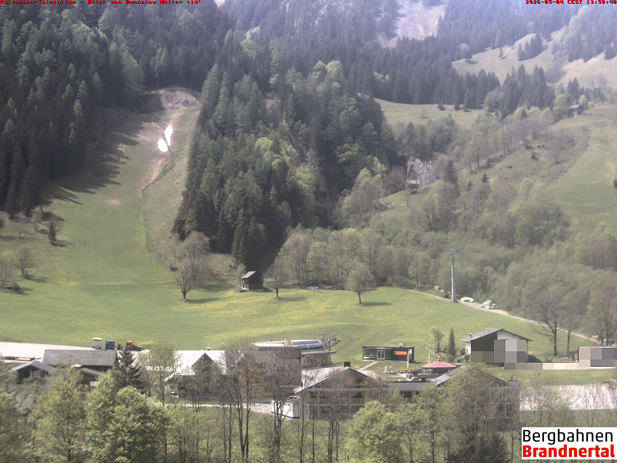 Blick auf Palüdbahn von Bungalow Müller
