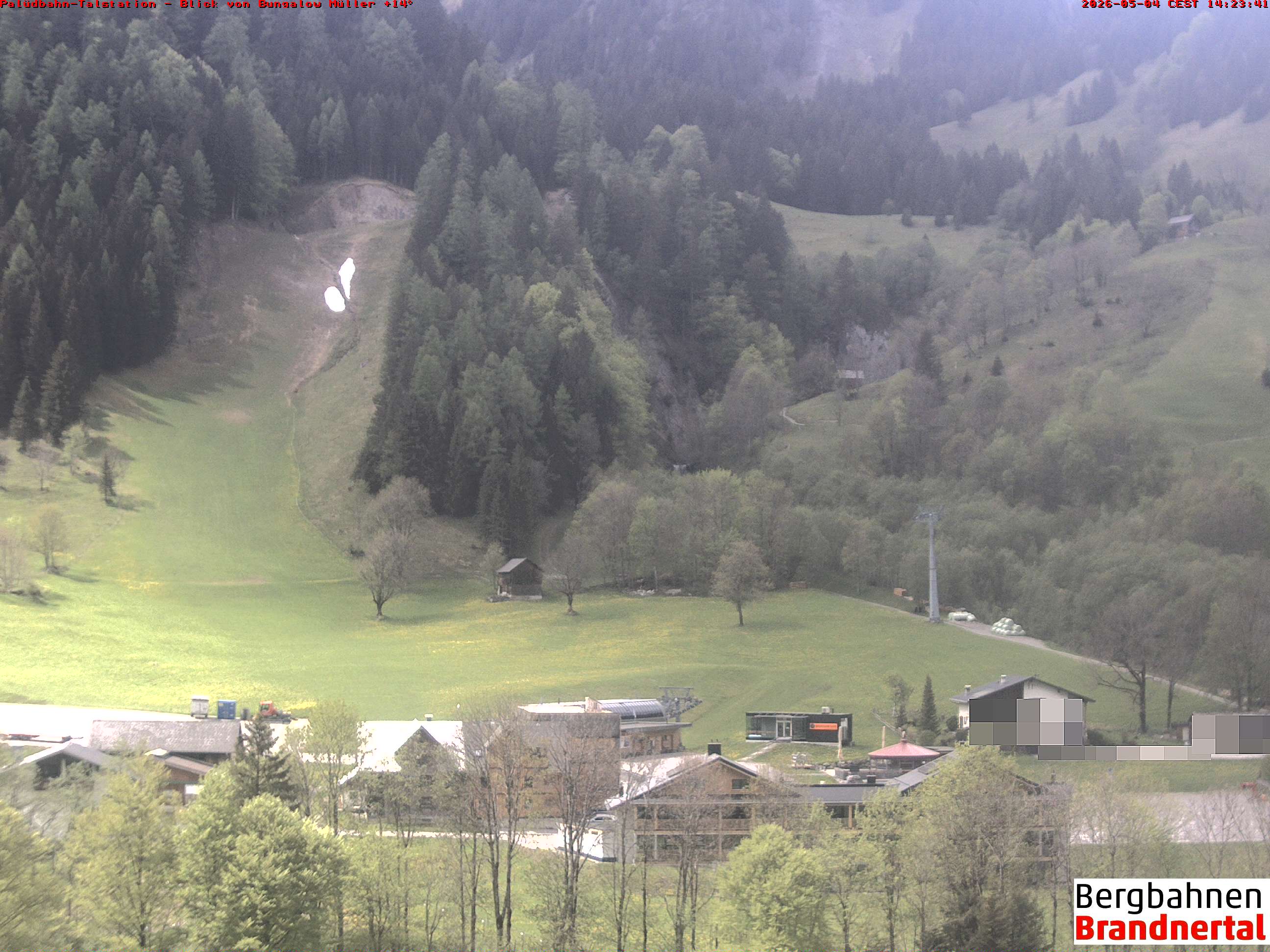 Blick auf Palüdbahn von Bungalow Müller
