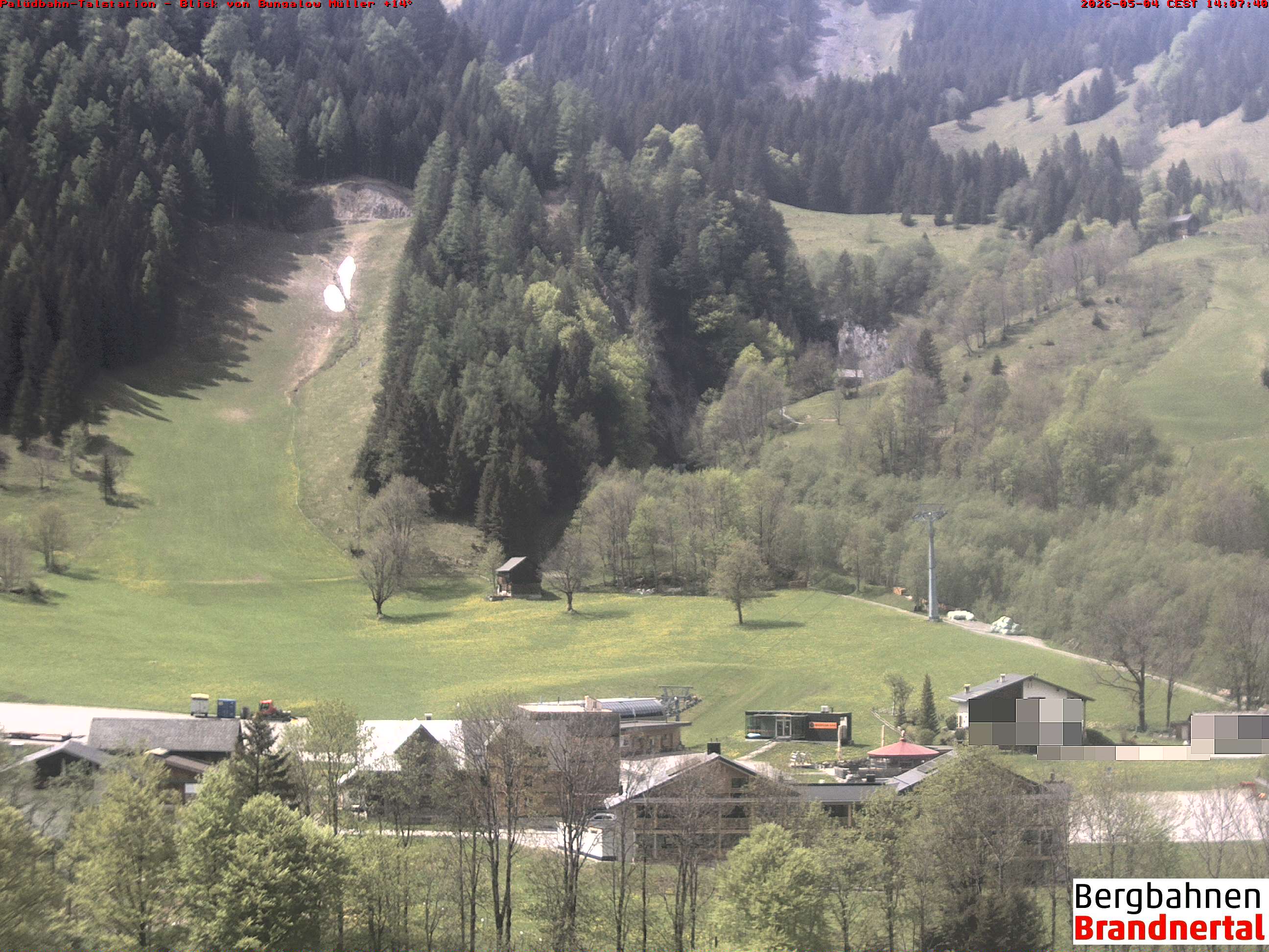 Blick auf Palüdbahn von Bungalow Müller