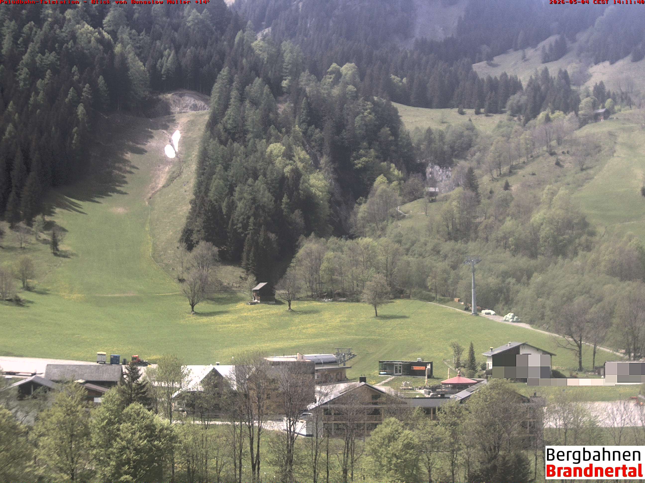 Blick auf Palüdbahn von Bungalow Müller