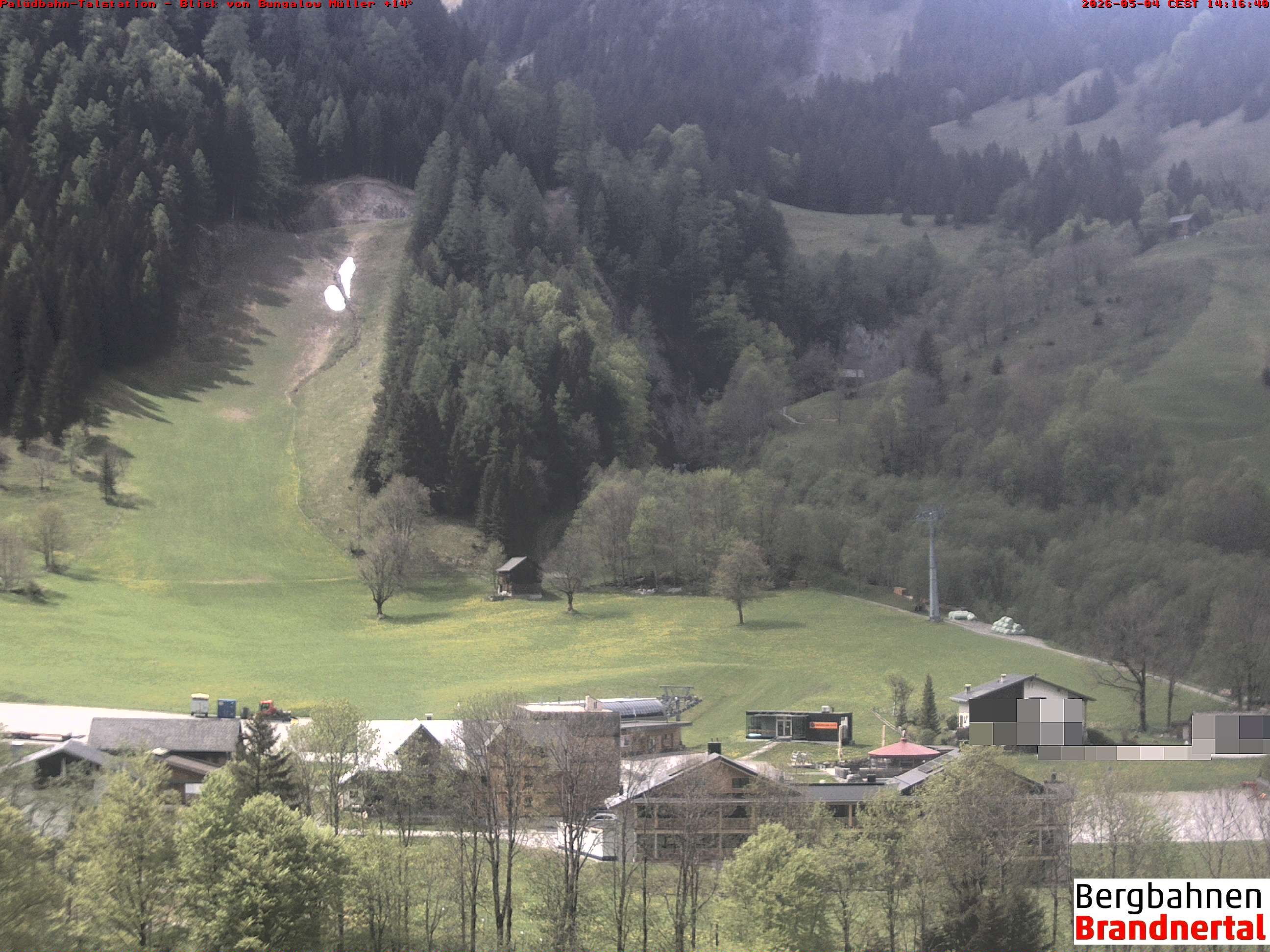 Blick auf Palüdbahn von Bungalow Müller