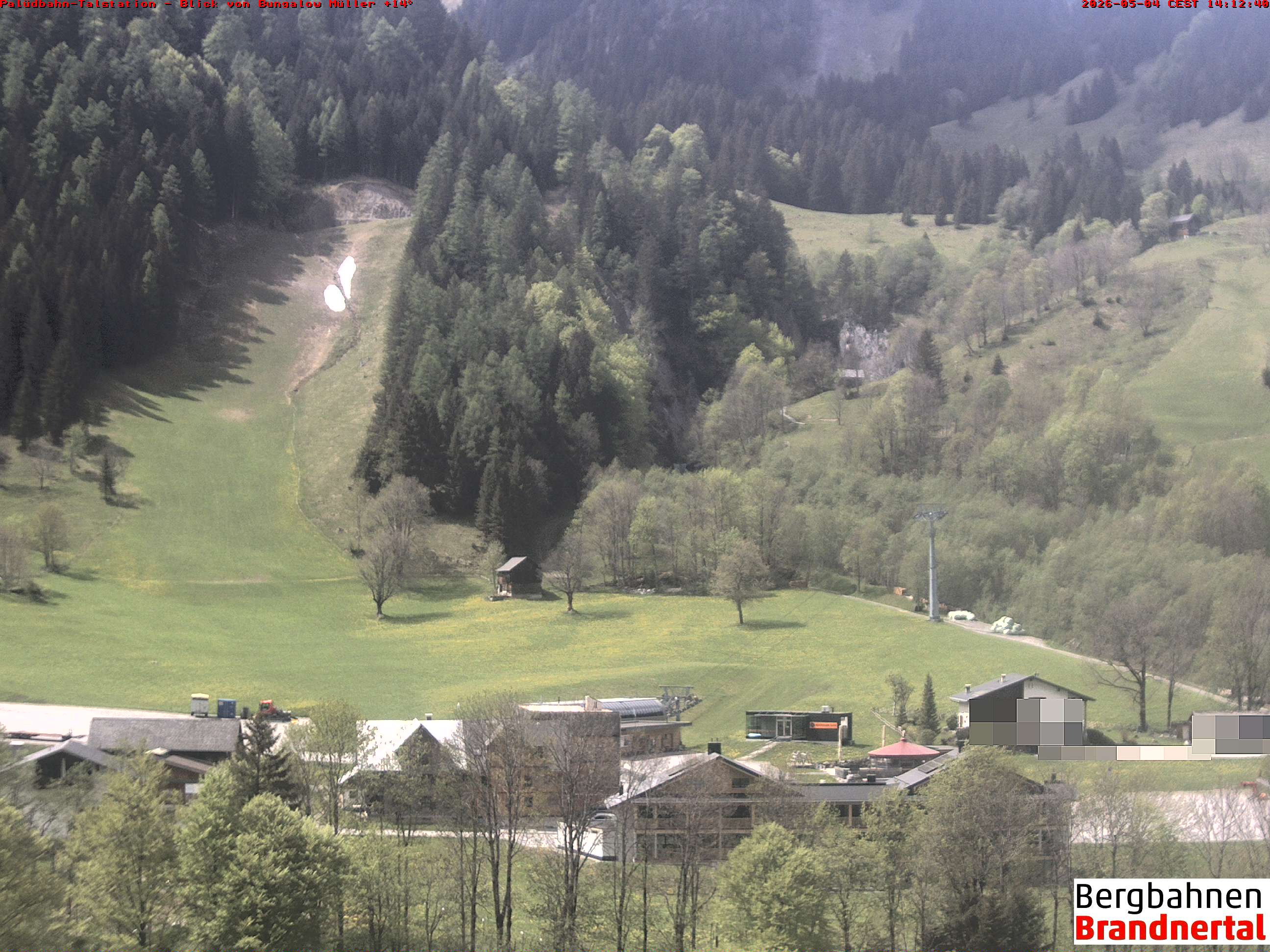 Blick auf Palüdbahn von Bungalow Müller