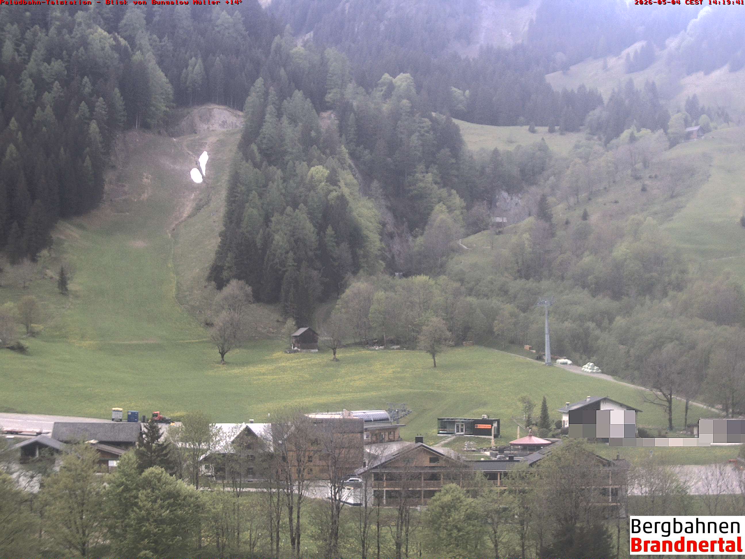 Blick auf Palüdbahn von Bungalow Müller