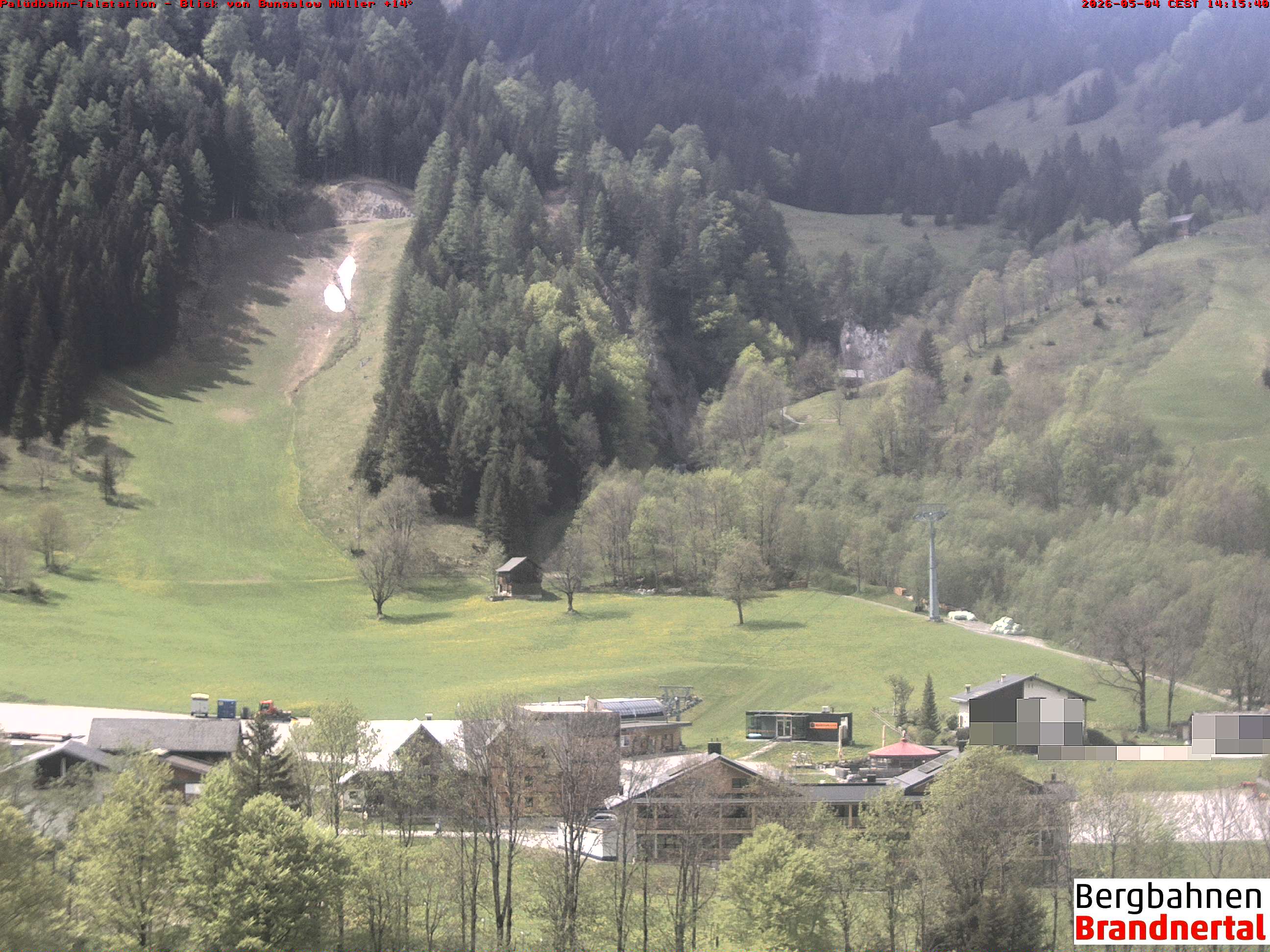 Blick auf Palüdbahn von Bungalow Müller