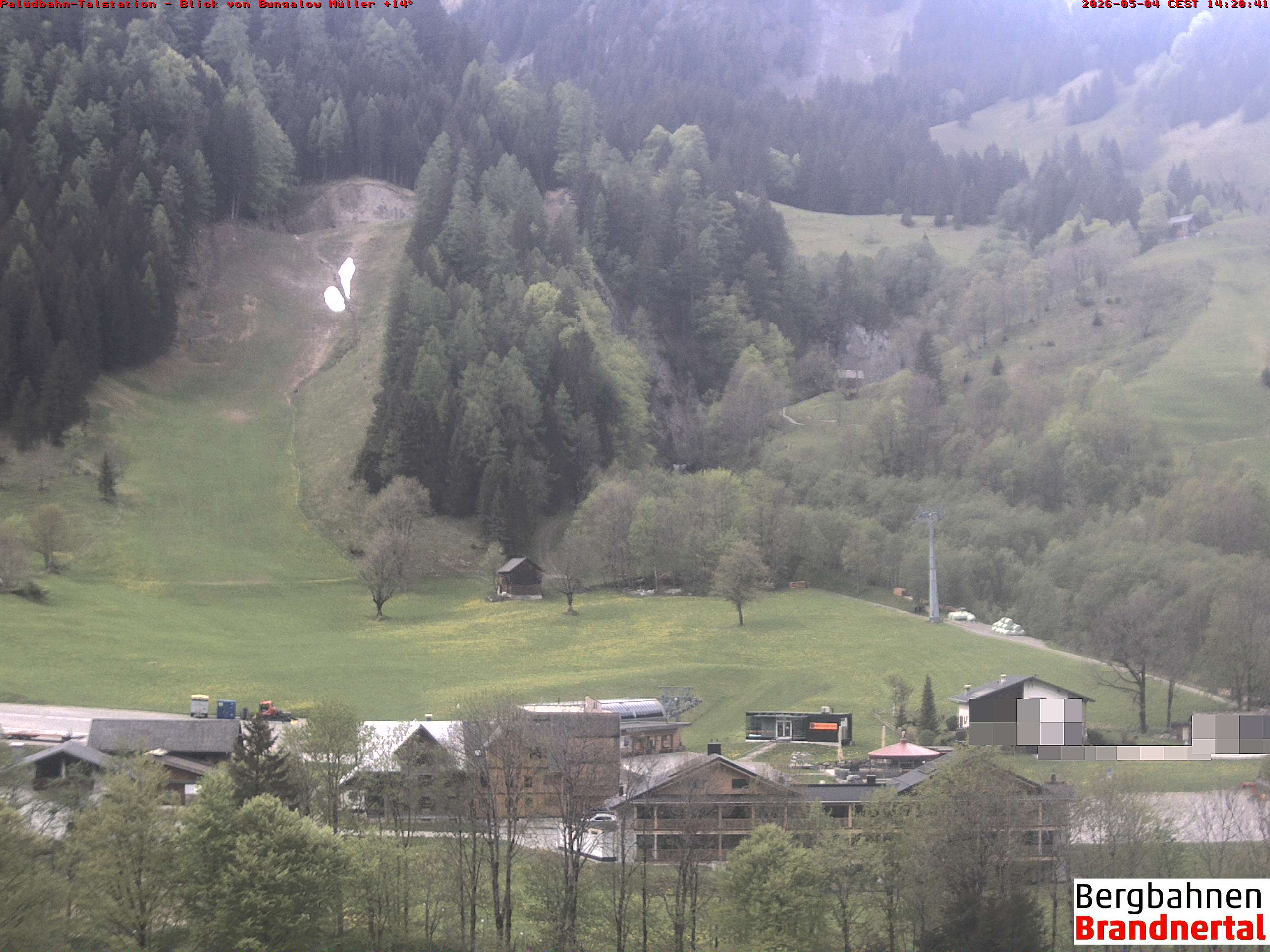 Blick auf Palüdbahn von Bungalow Müller
