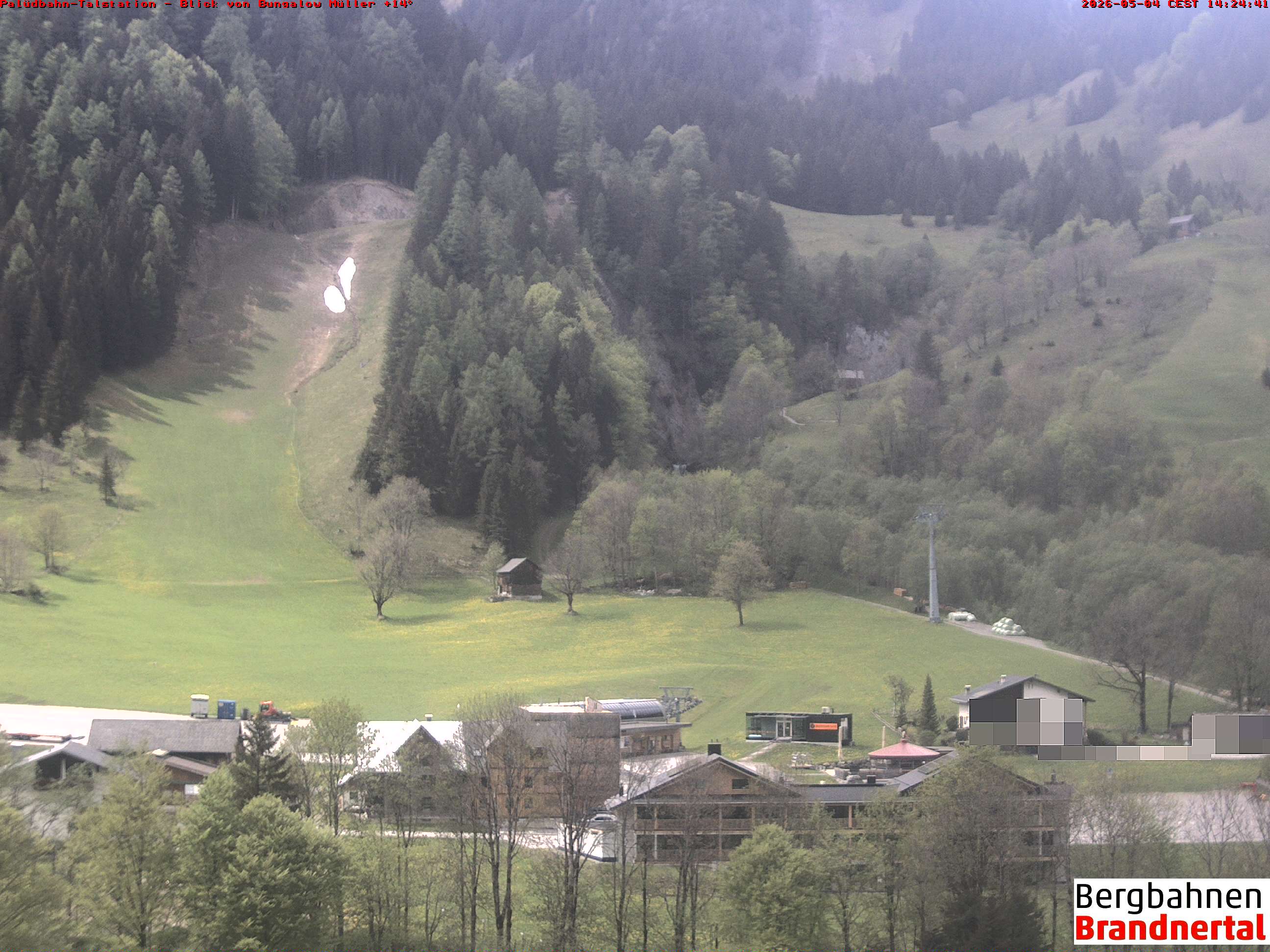 Blick auf Palüdbahn von Bungalow Müller