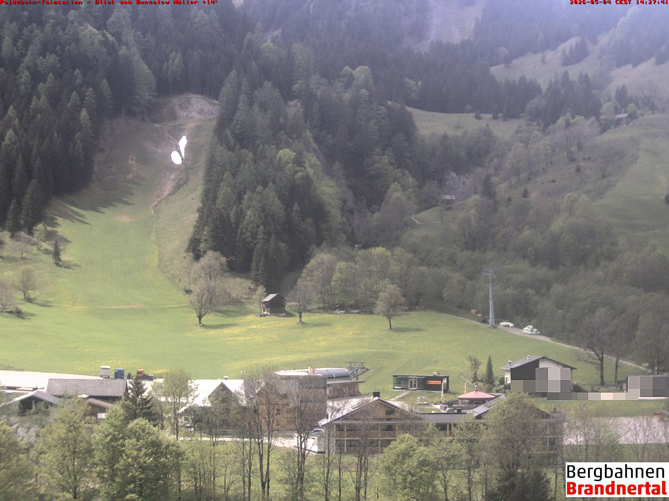 Blick auf Palüdbahn von Bungalow Müller