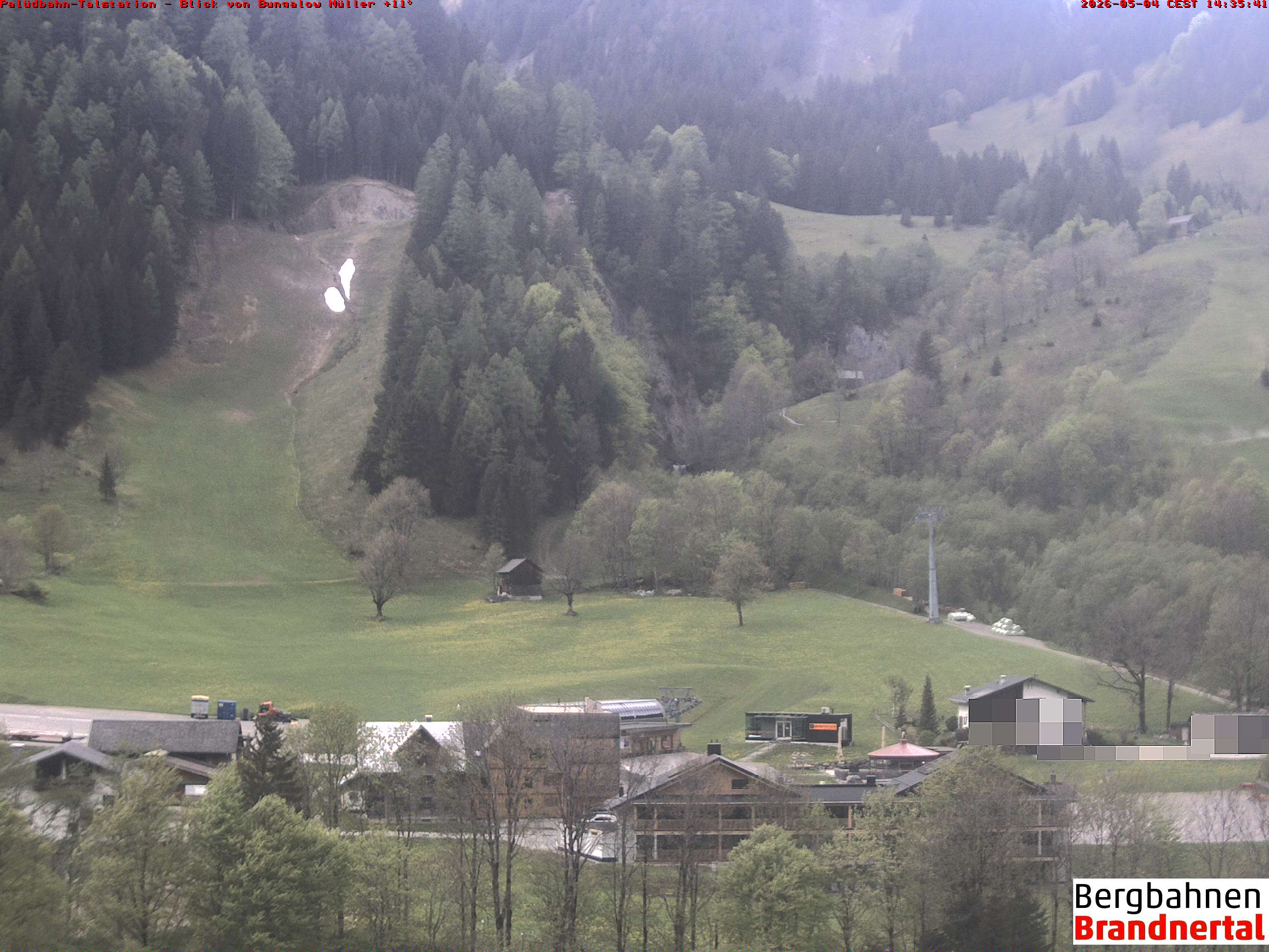 Blick auf Palüdbahn von Bungalow Müller