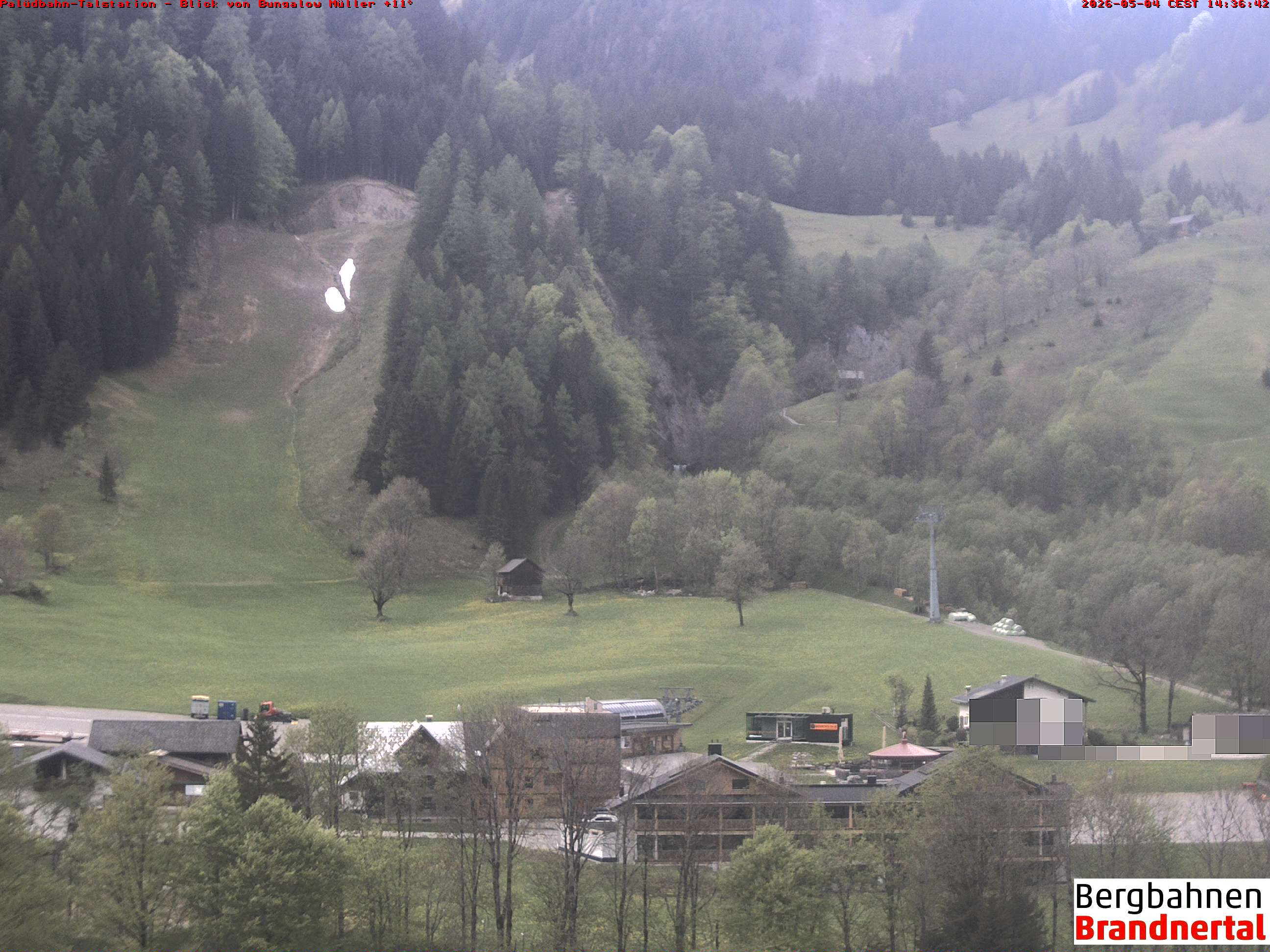 Blick auf Palüdbahn von Bungalow Müller