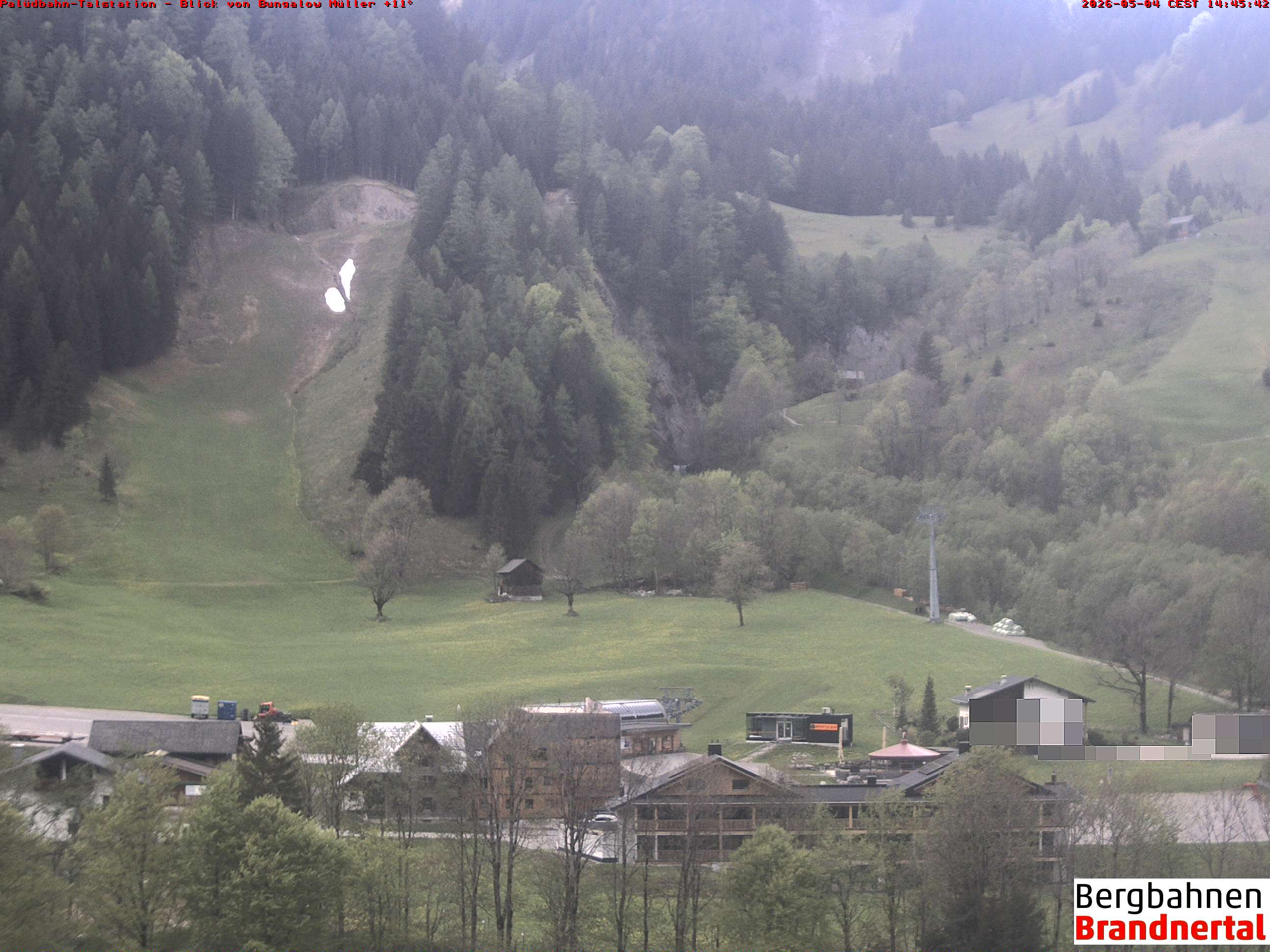 Blick auf Palüdbahn von Bungalow Müller