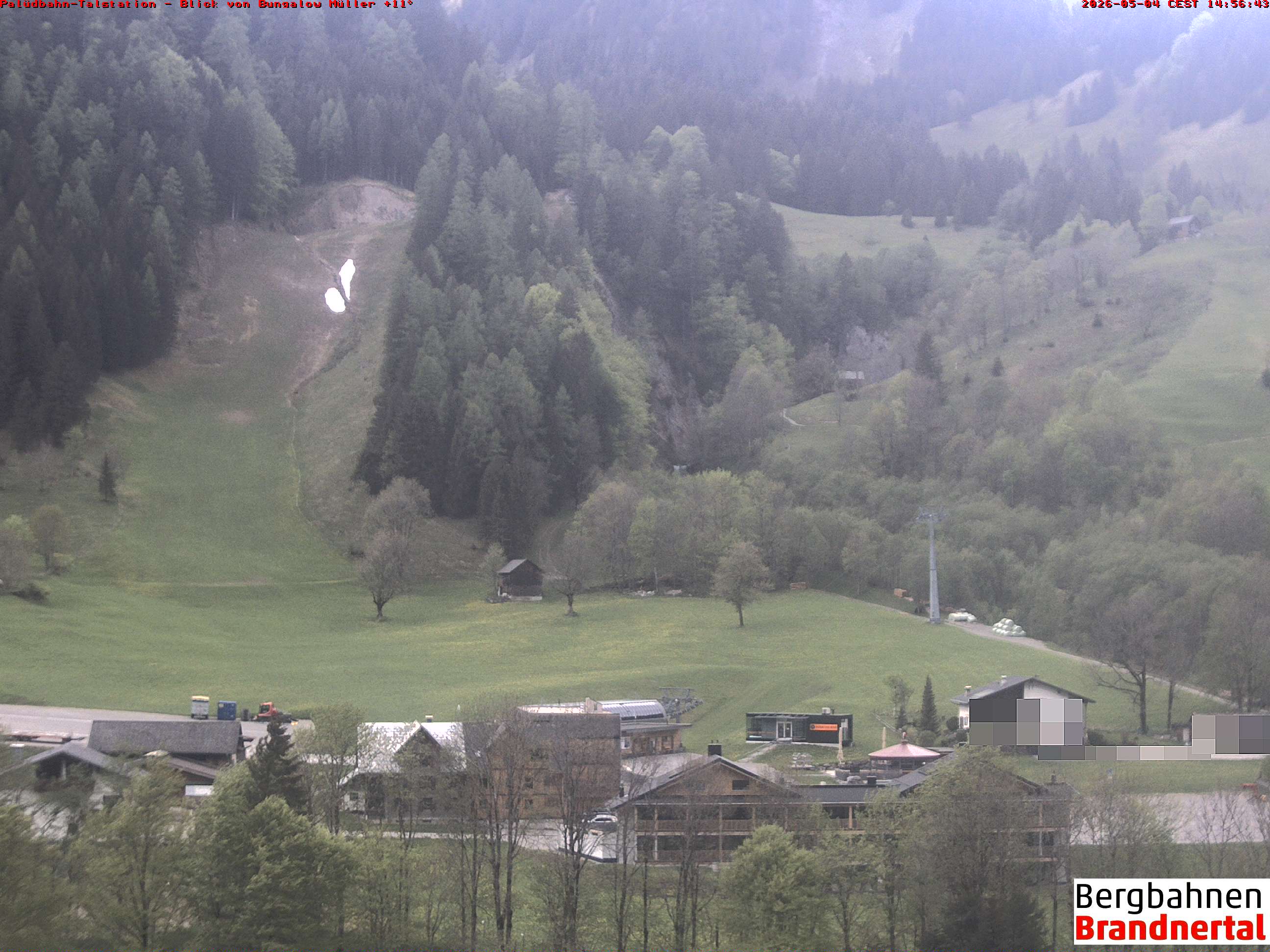 Blick auf Palüdbahn von Bungalow Müller