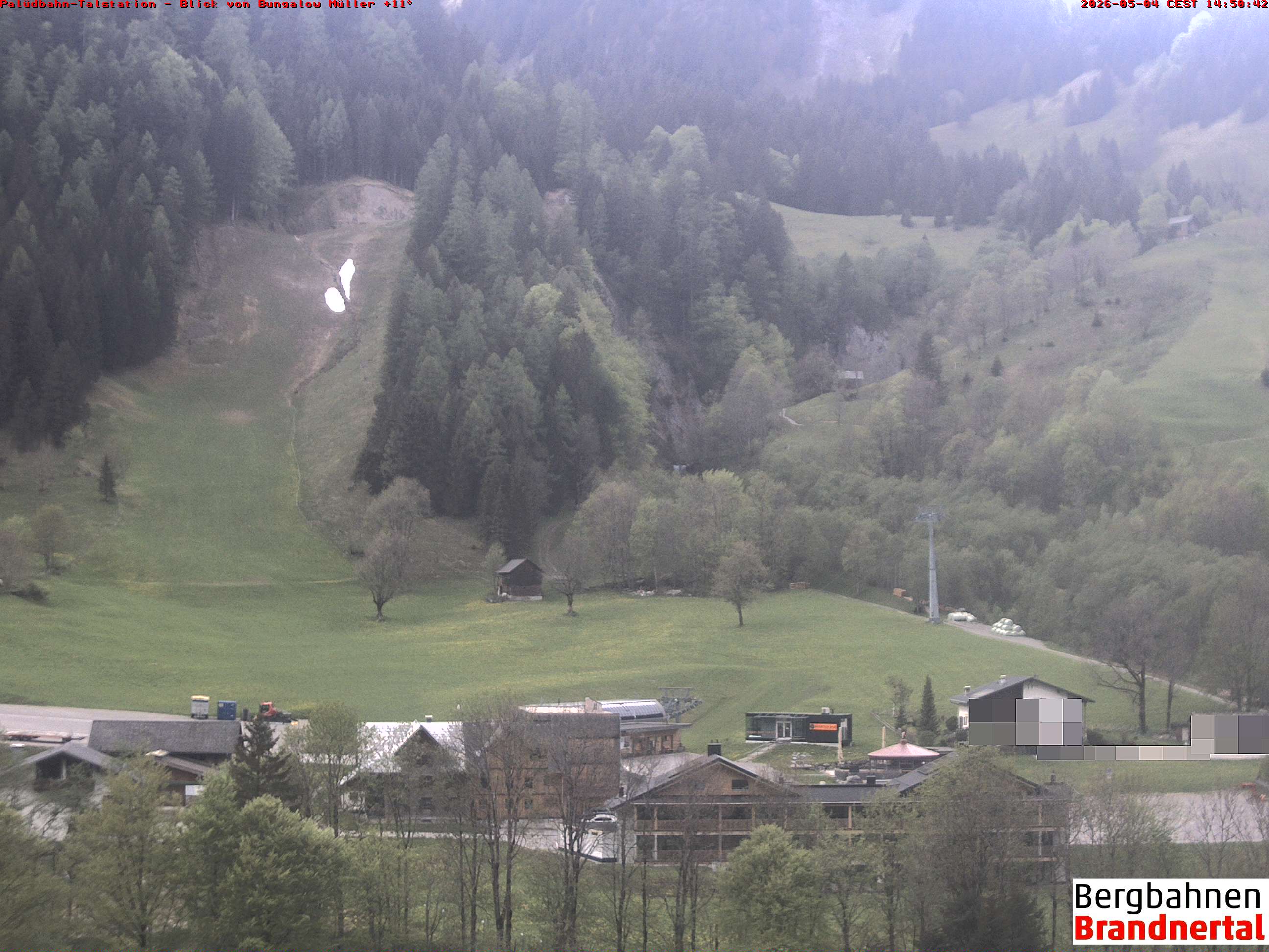Blick auf Palüdbahn von Bungalow Müller