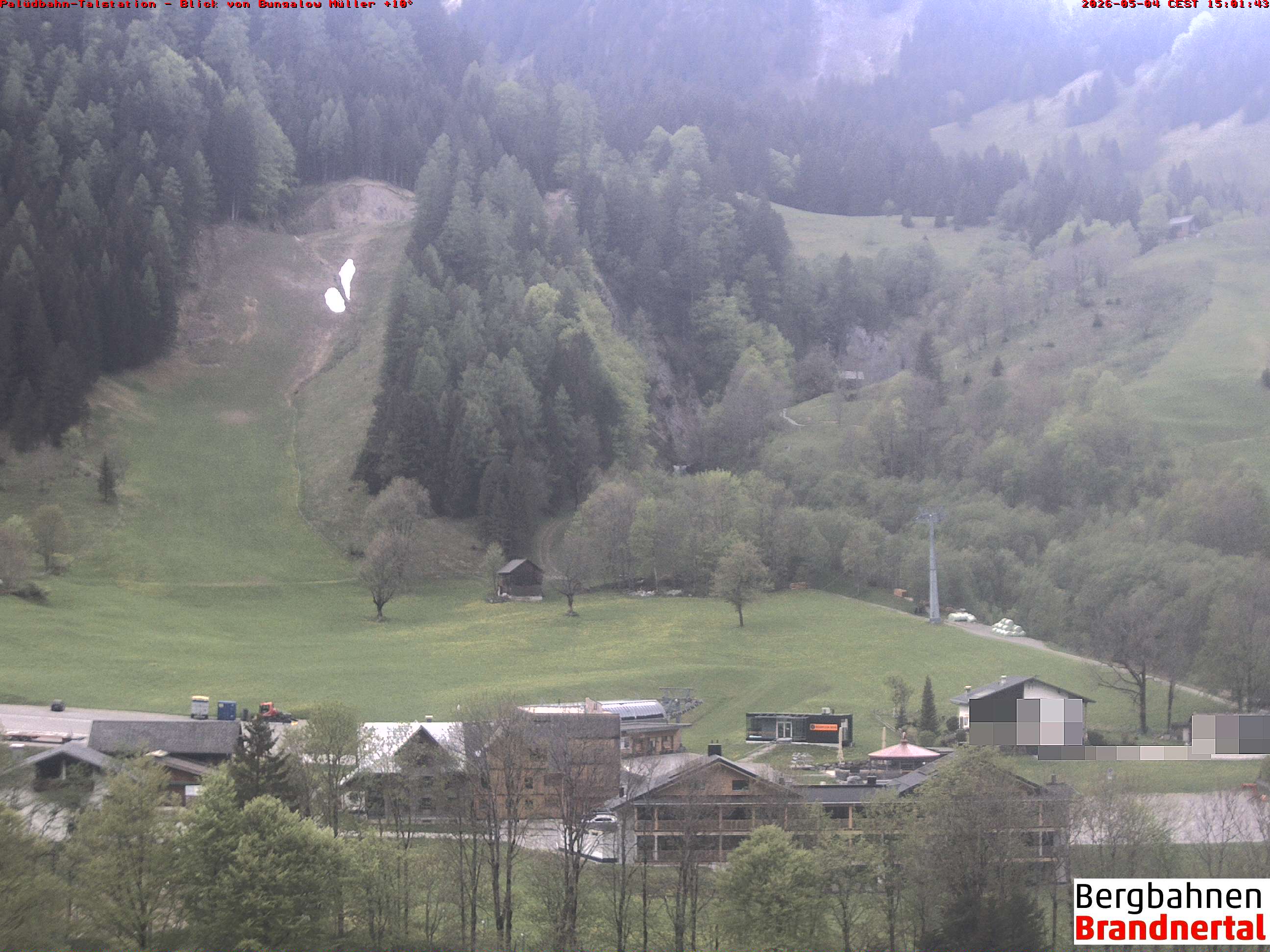 Blick auf Palüdbahn von Bungalow Müller
